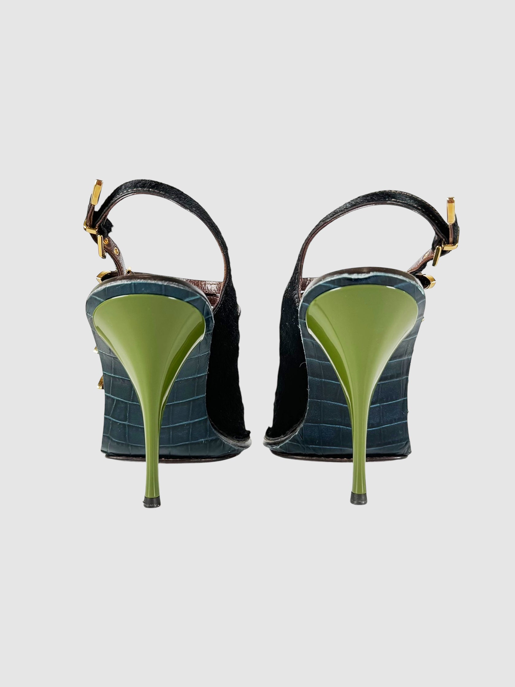 2006 Belt Slingback Pumps