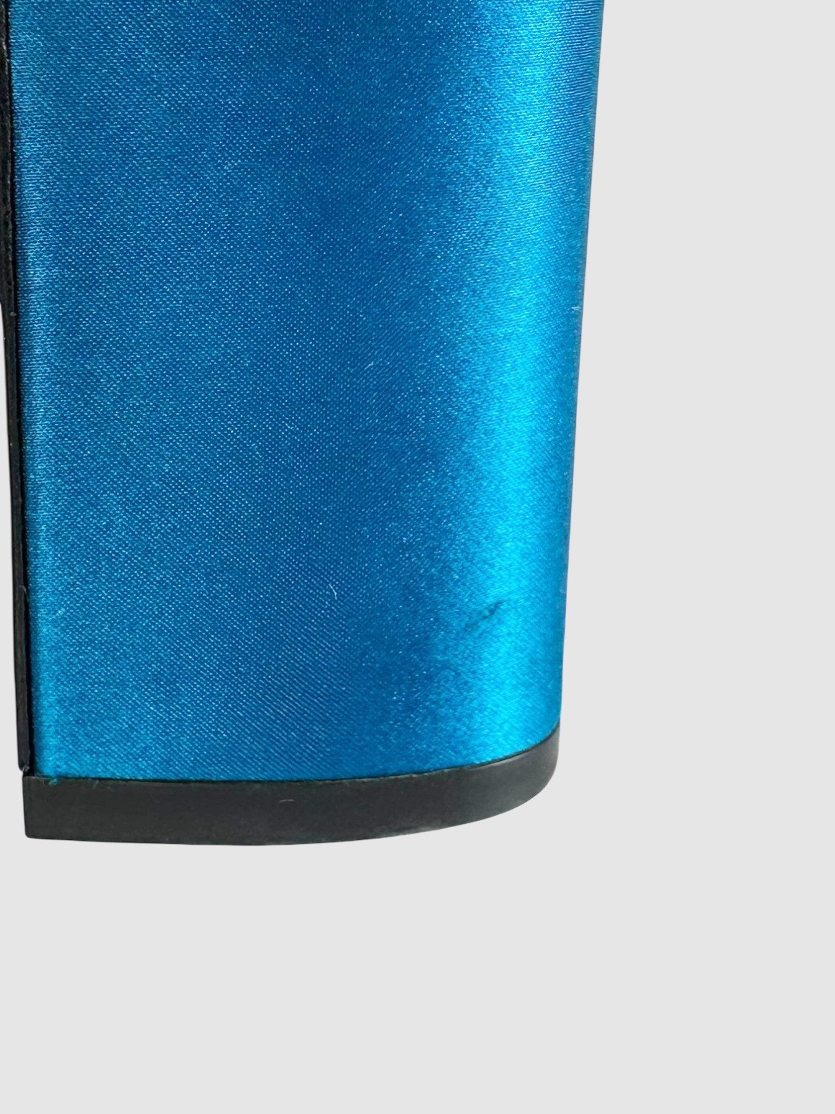 Colourblock Satin Pumps