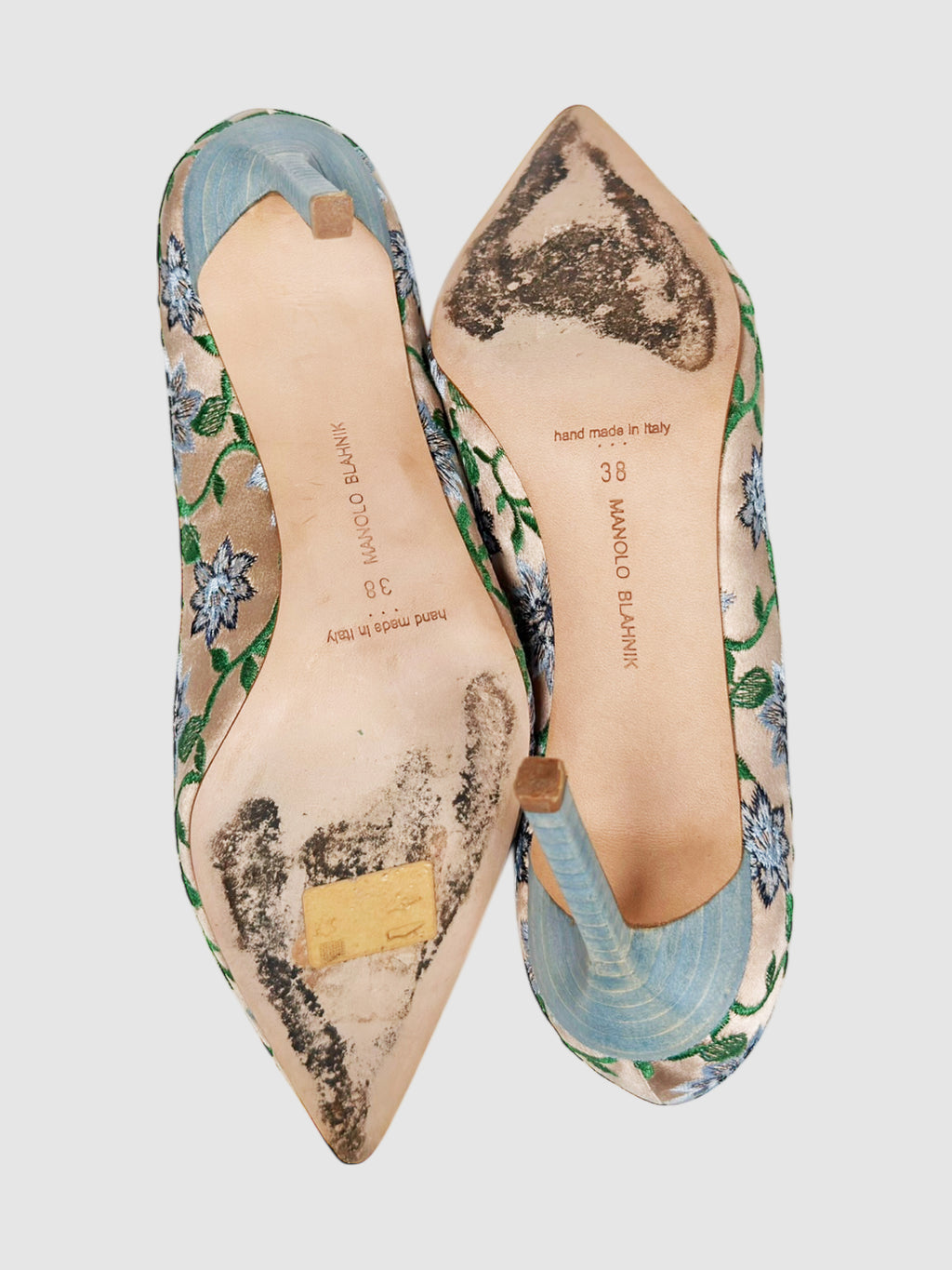 Satin Brocade Pumps