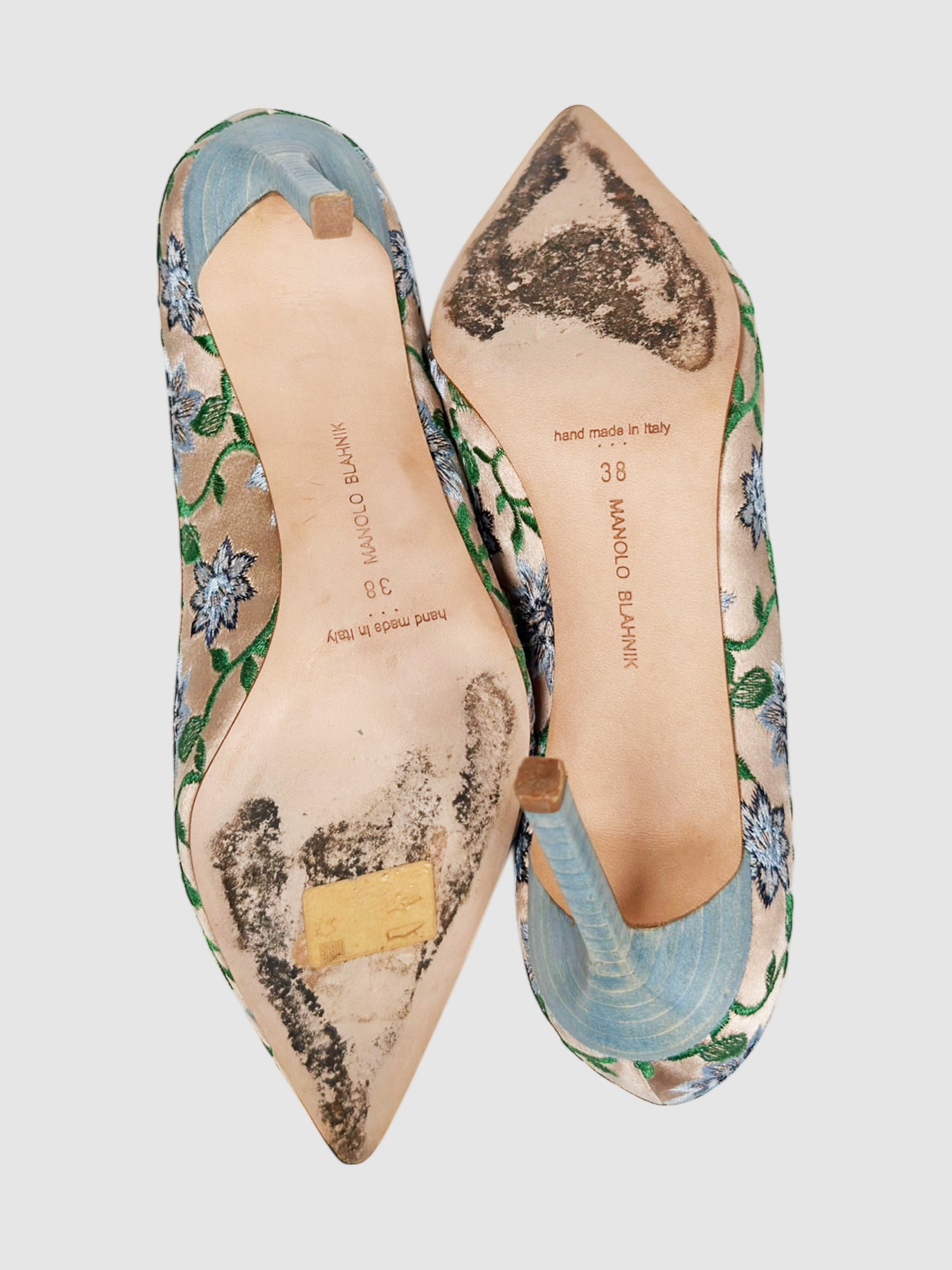 Satin Brocade Pumps