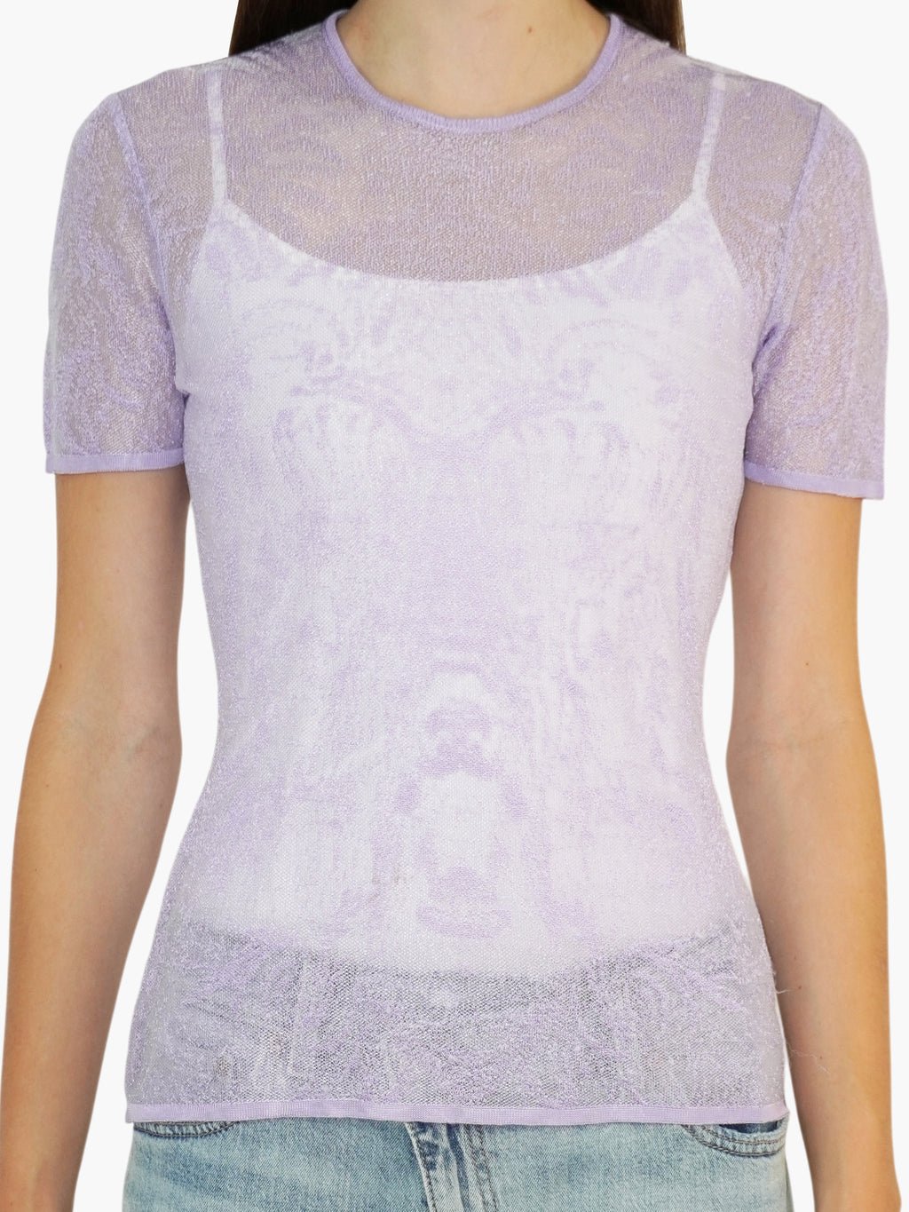 Sheer Printed Top