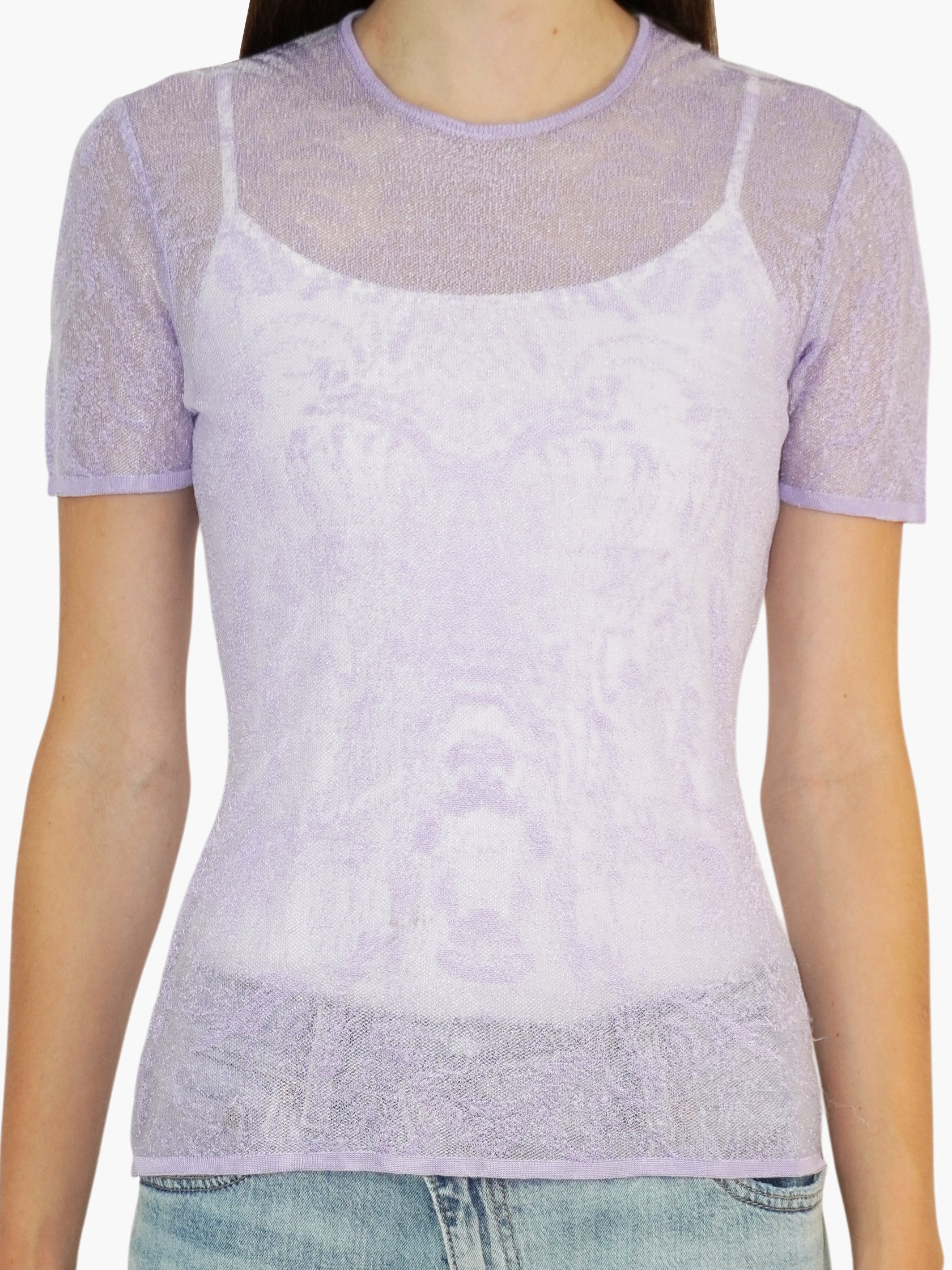 Sheer Printed Top
