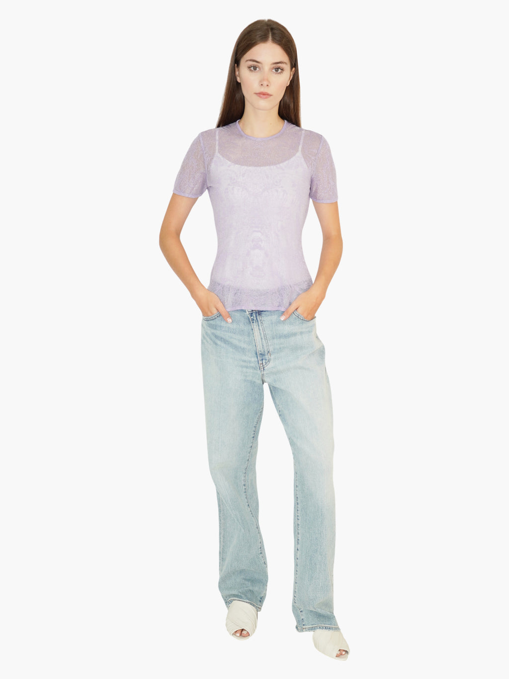Sheer Printed Top