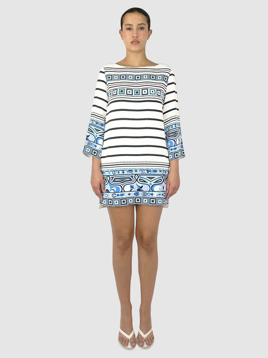 Silk Striped Dress
