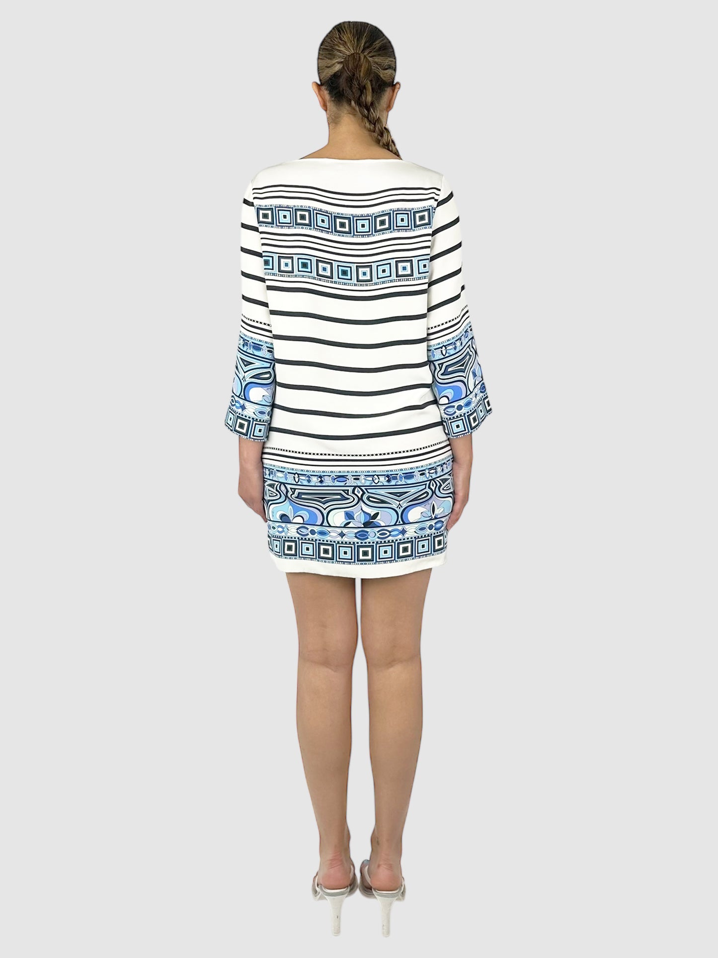 Silk Striped Dress