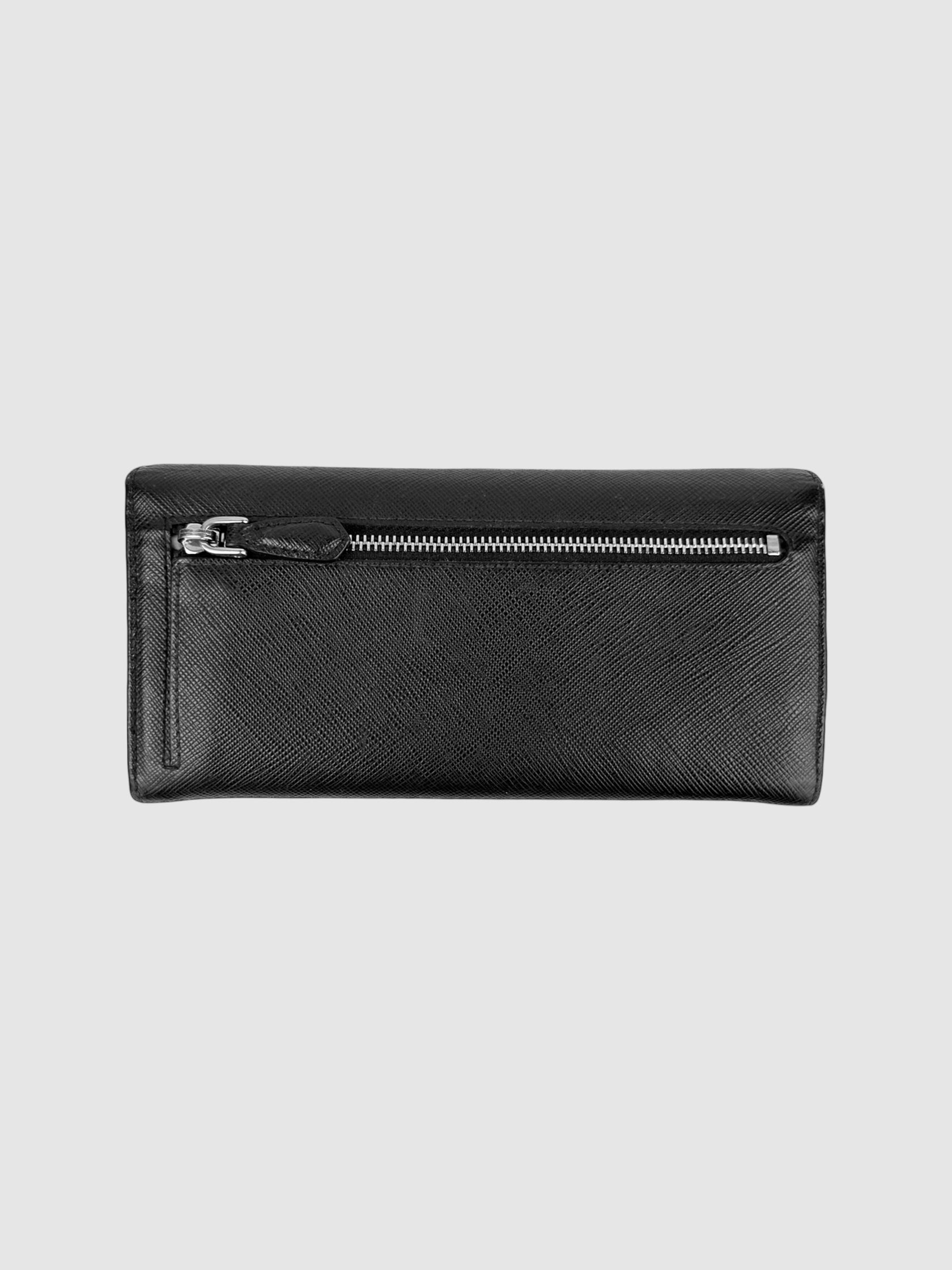 Saffiano Long Wallet