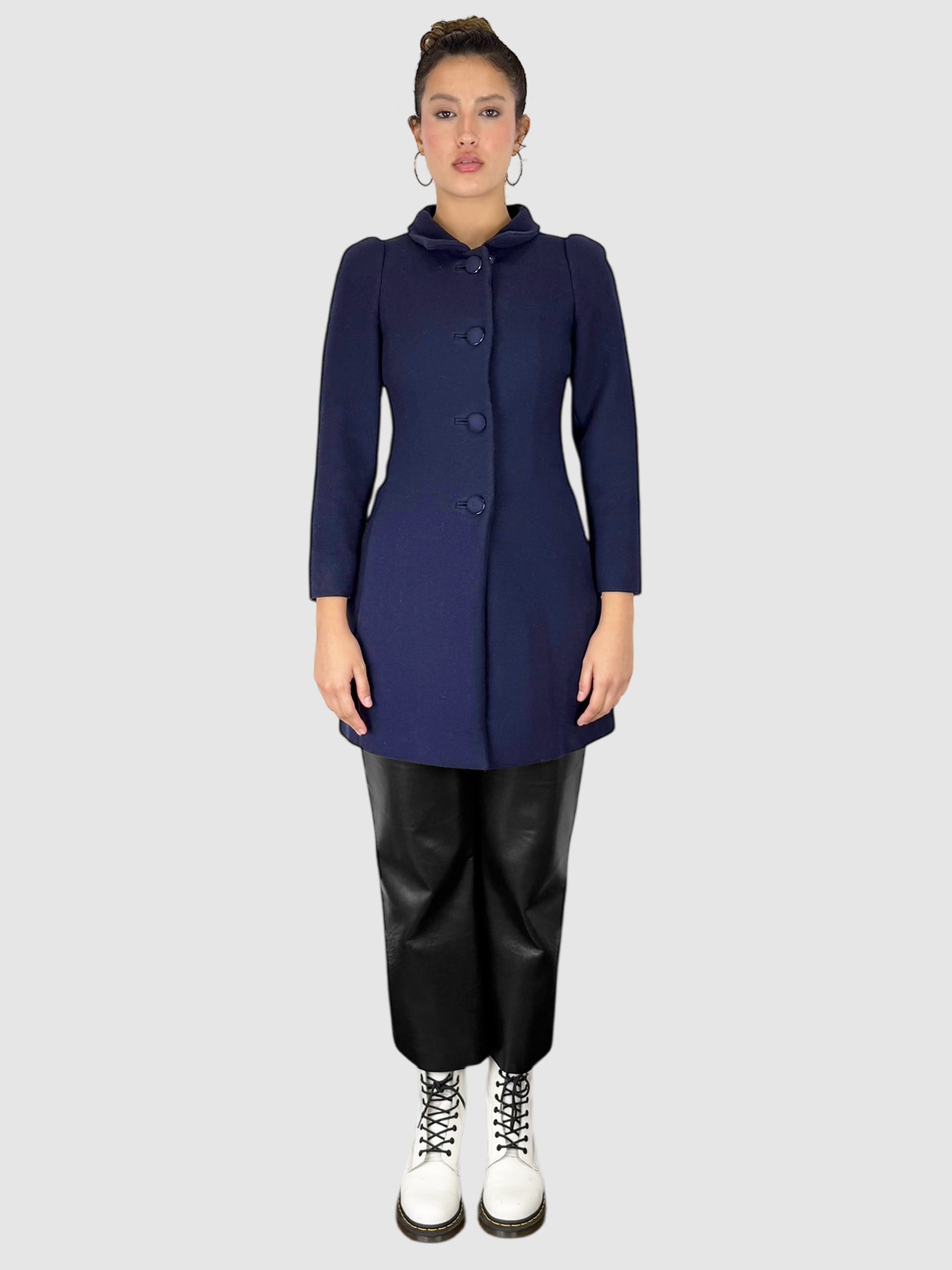 Wool Button-Up Coat