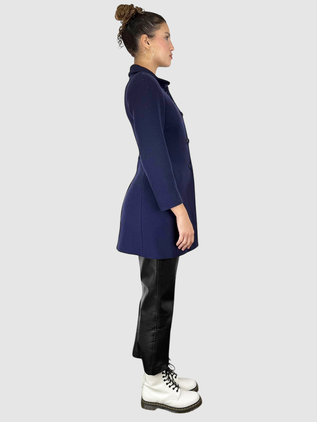 Wool Button-Up Coat