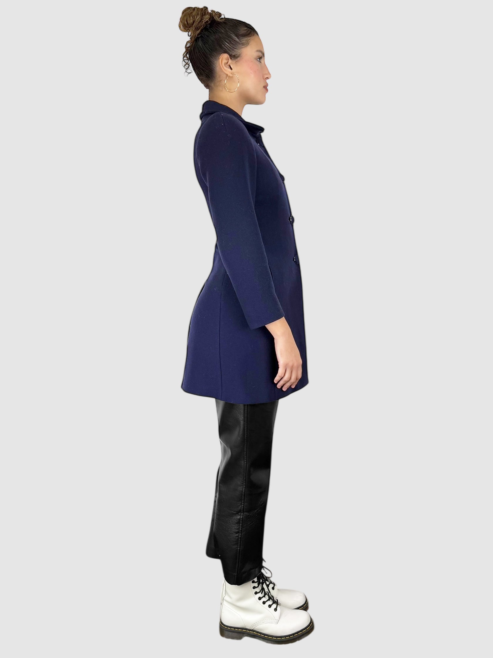 Wool Button-Up Coat