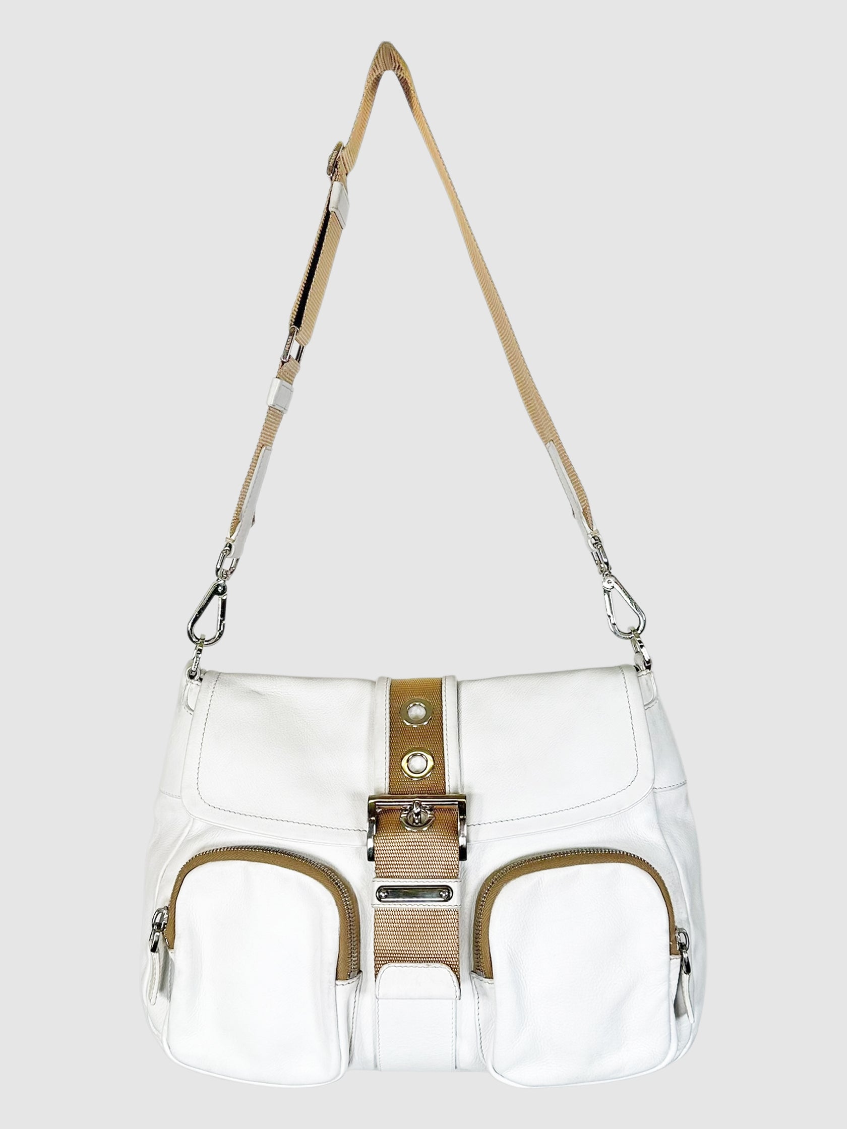 Vintage Buckle Flap Cargo Bag