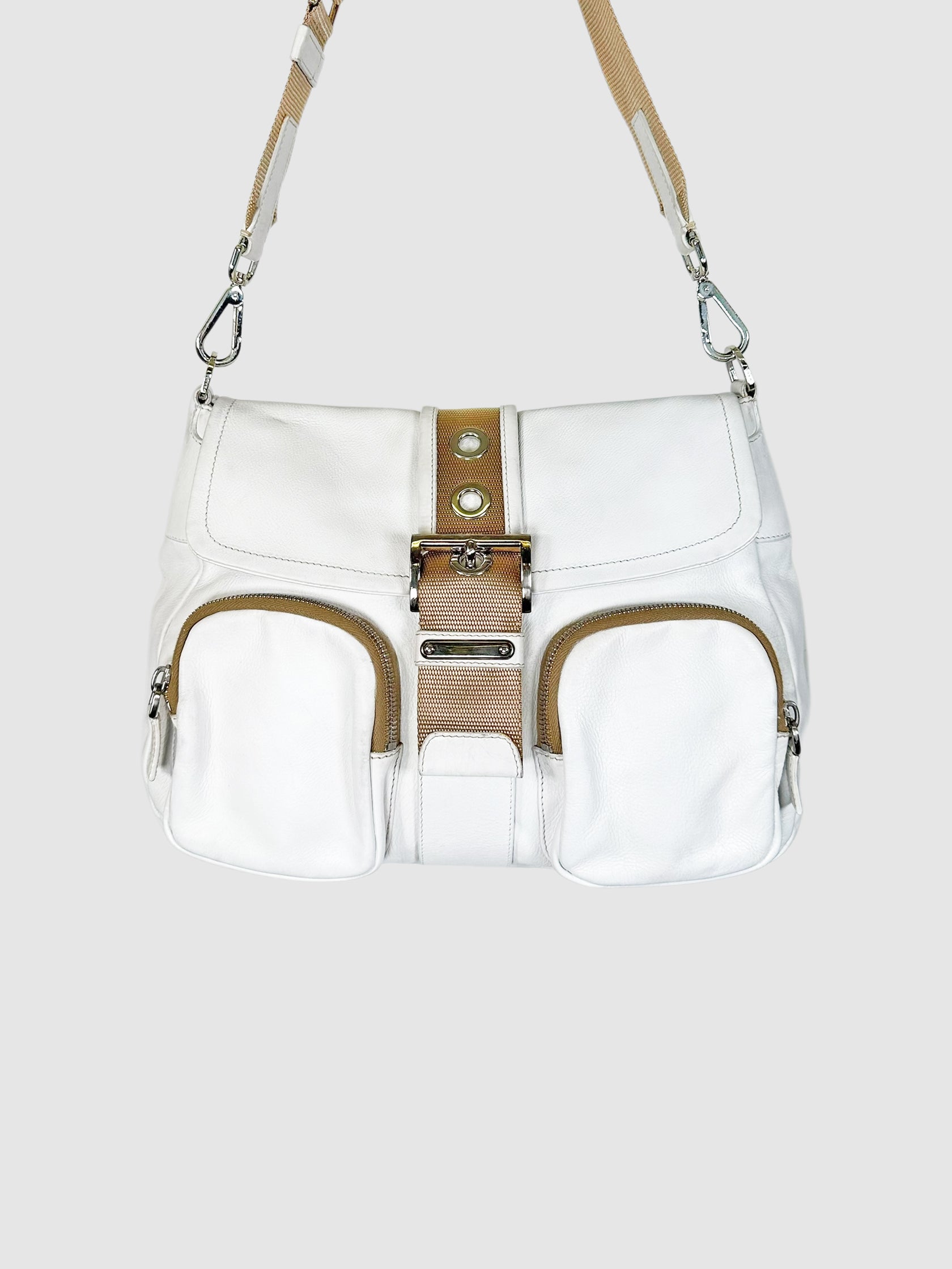 Vintage Buckle Flap Cargo Bag