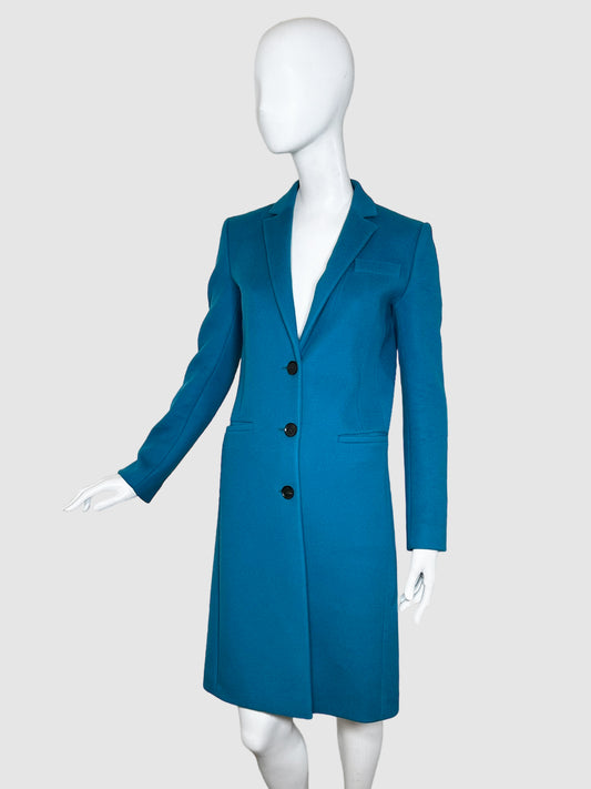 Gucci Single-Breasted Wool Coat - Size 38