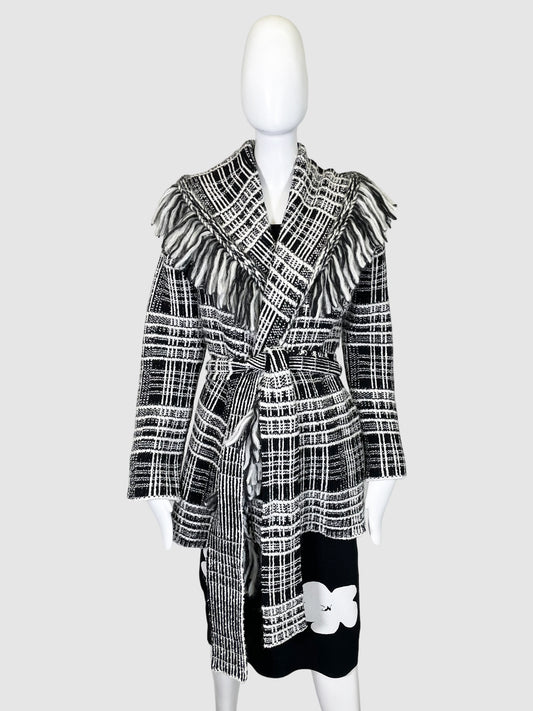 Dorothee Schumacher Knitted Belted Coat - Size 1