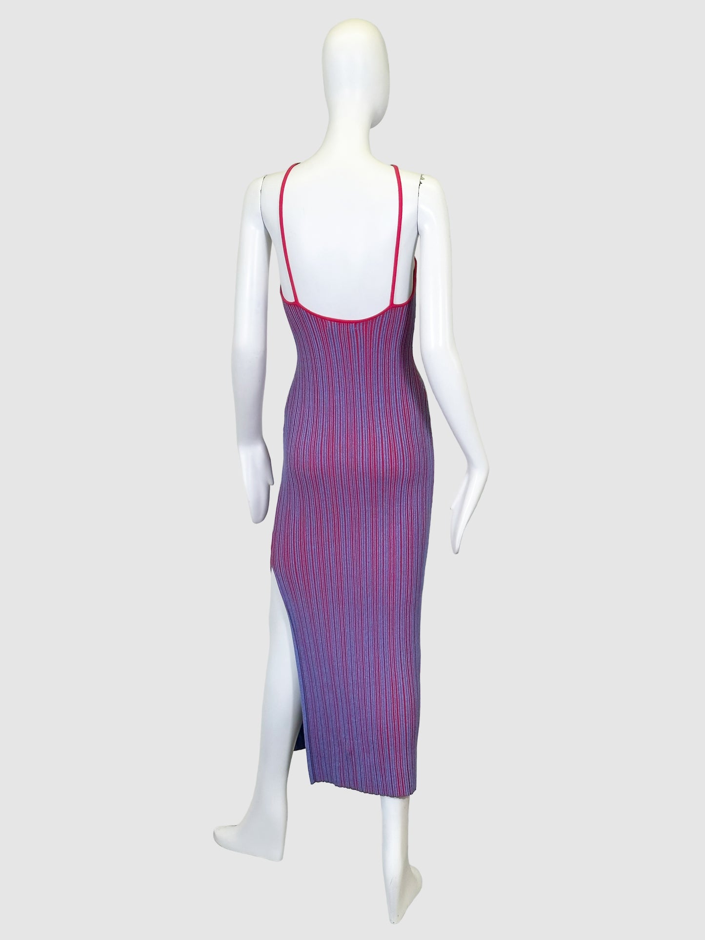 Anna Quan Strappy Ribbed Dress - Size 8