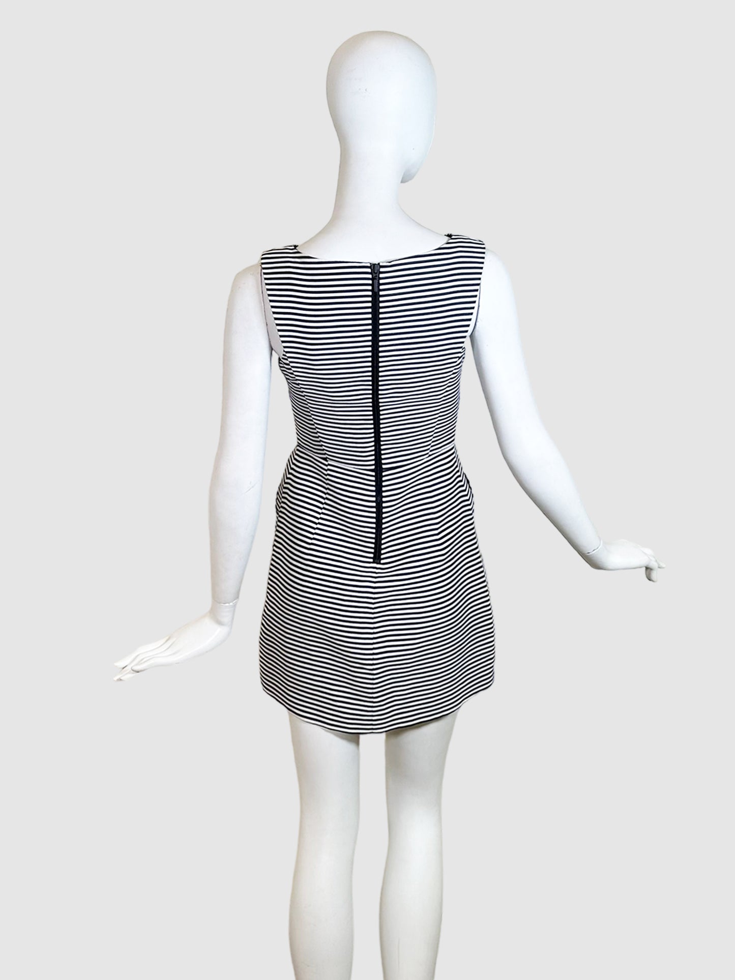 Armani Exchange Striped Sleeveless Mini Dress - Size 0