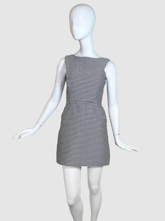Armani Exchange Striped Sleeveless Mini Dress - Size 0