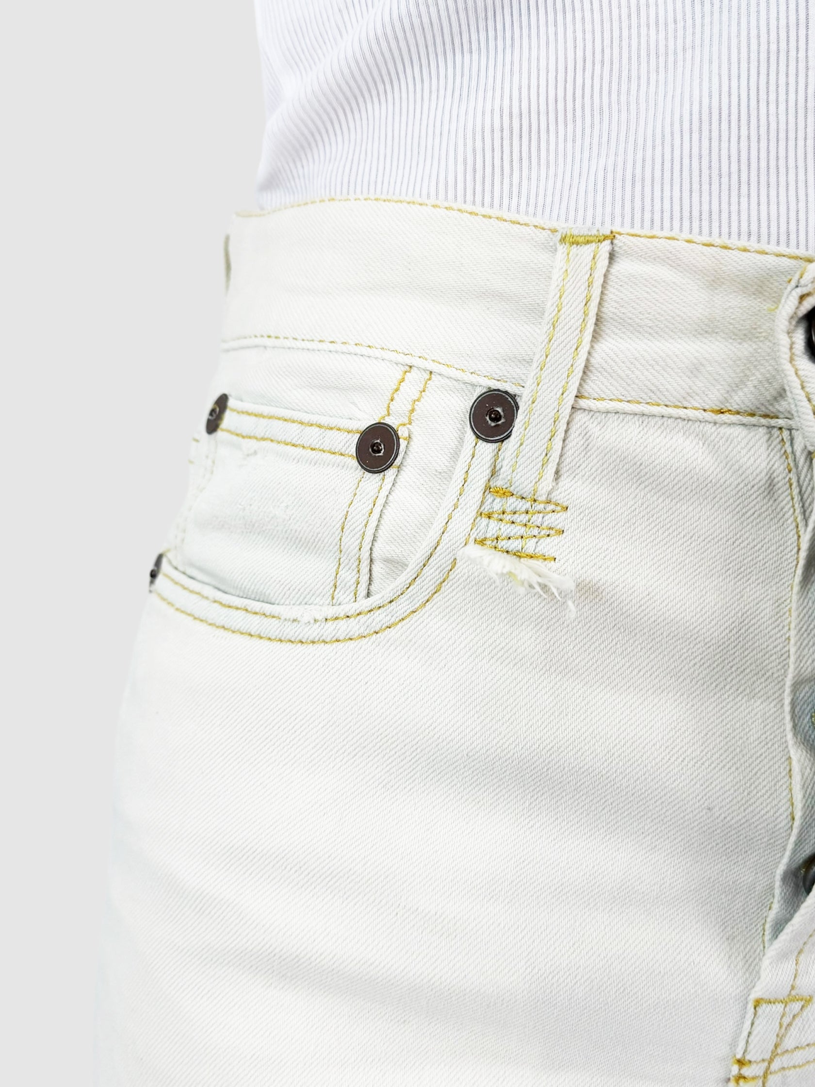 High Rise Capri Jeans