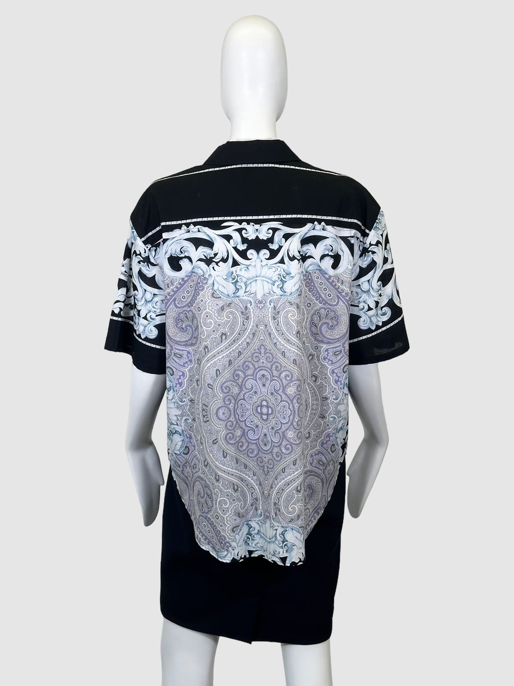 Printed Short-Sleeve Shirt - Size M