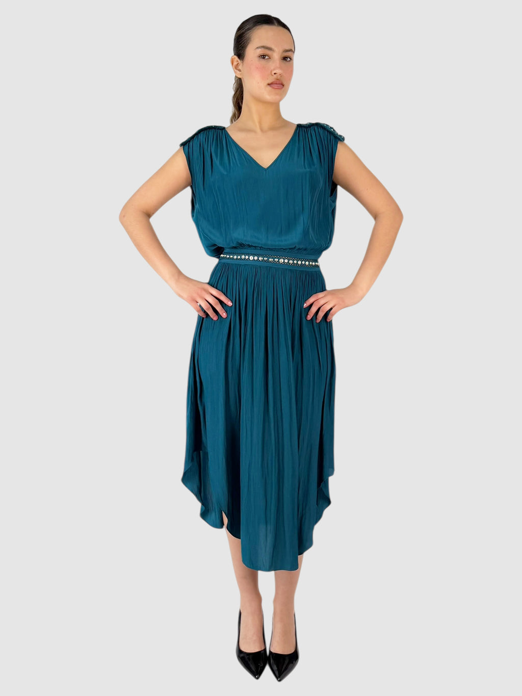 April Draped Dress