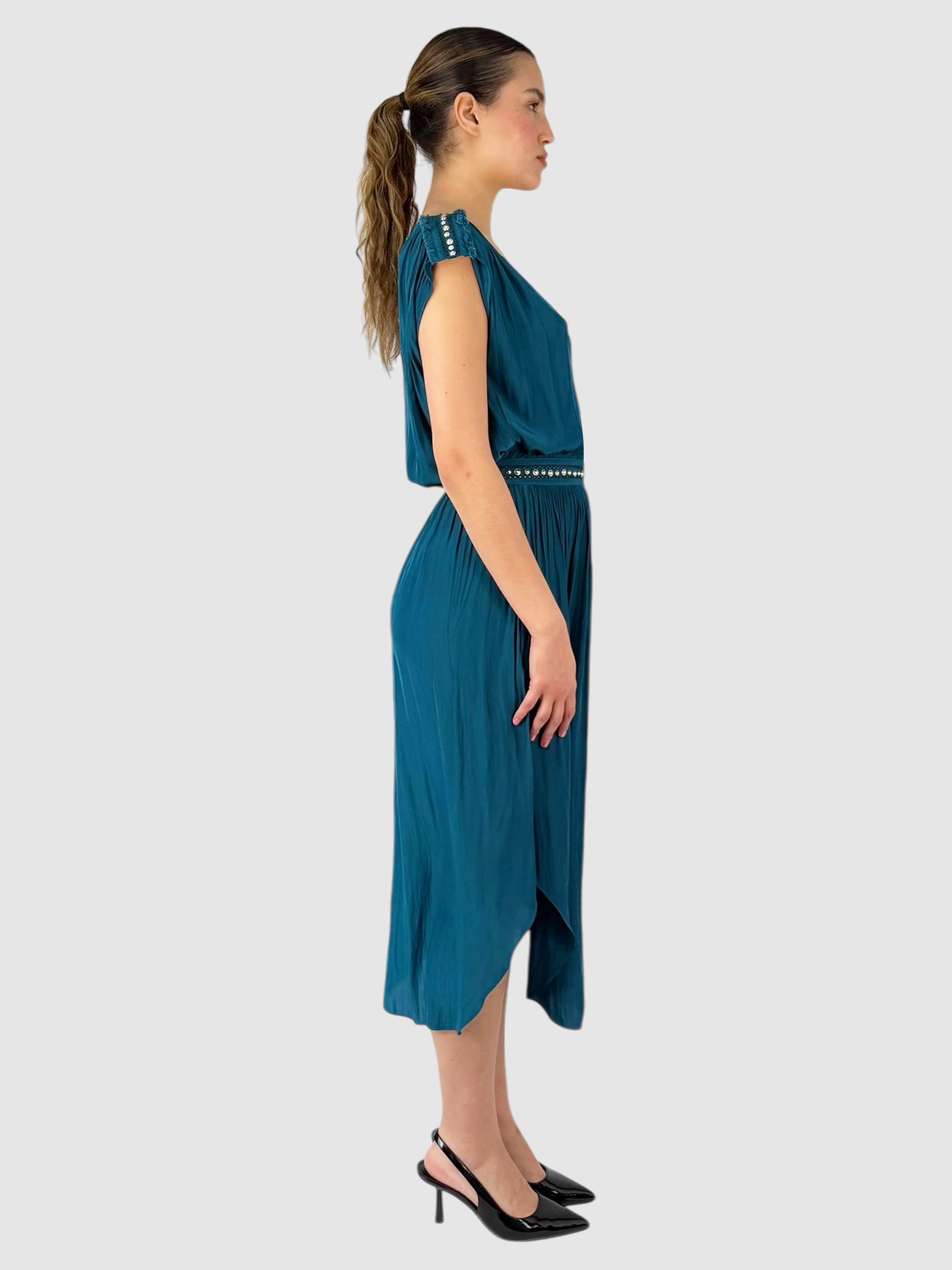 April Draped Dress