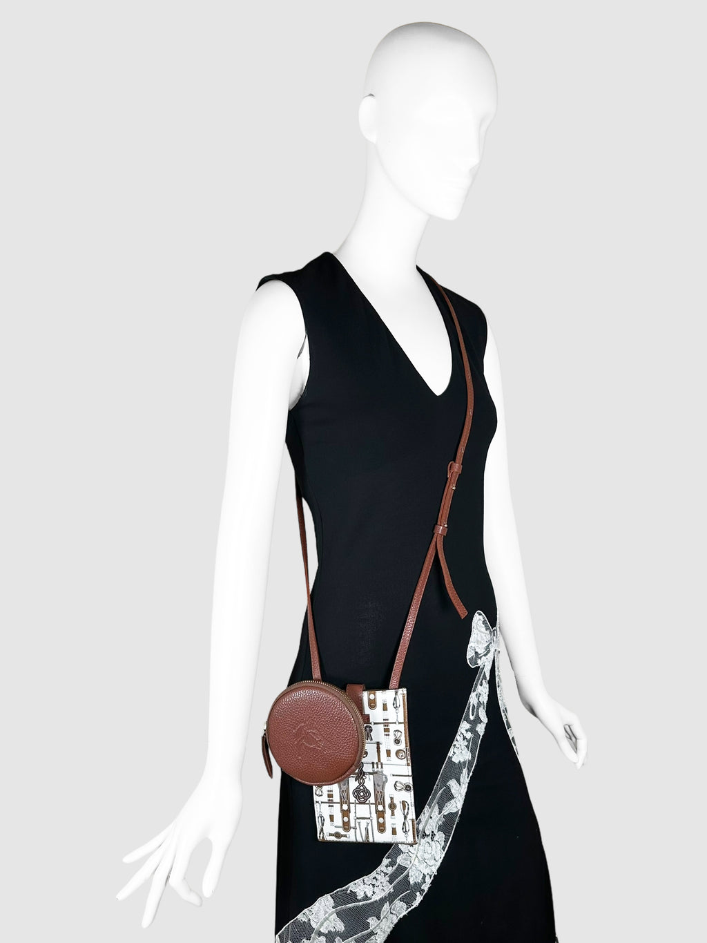 Leather Telephone and Airpod Case Set