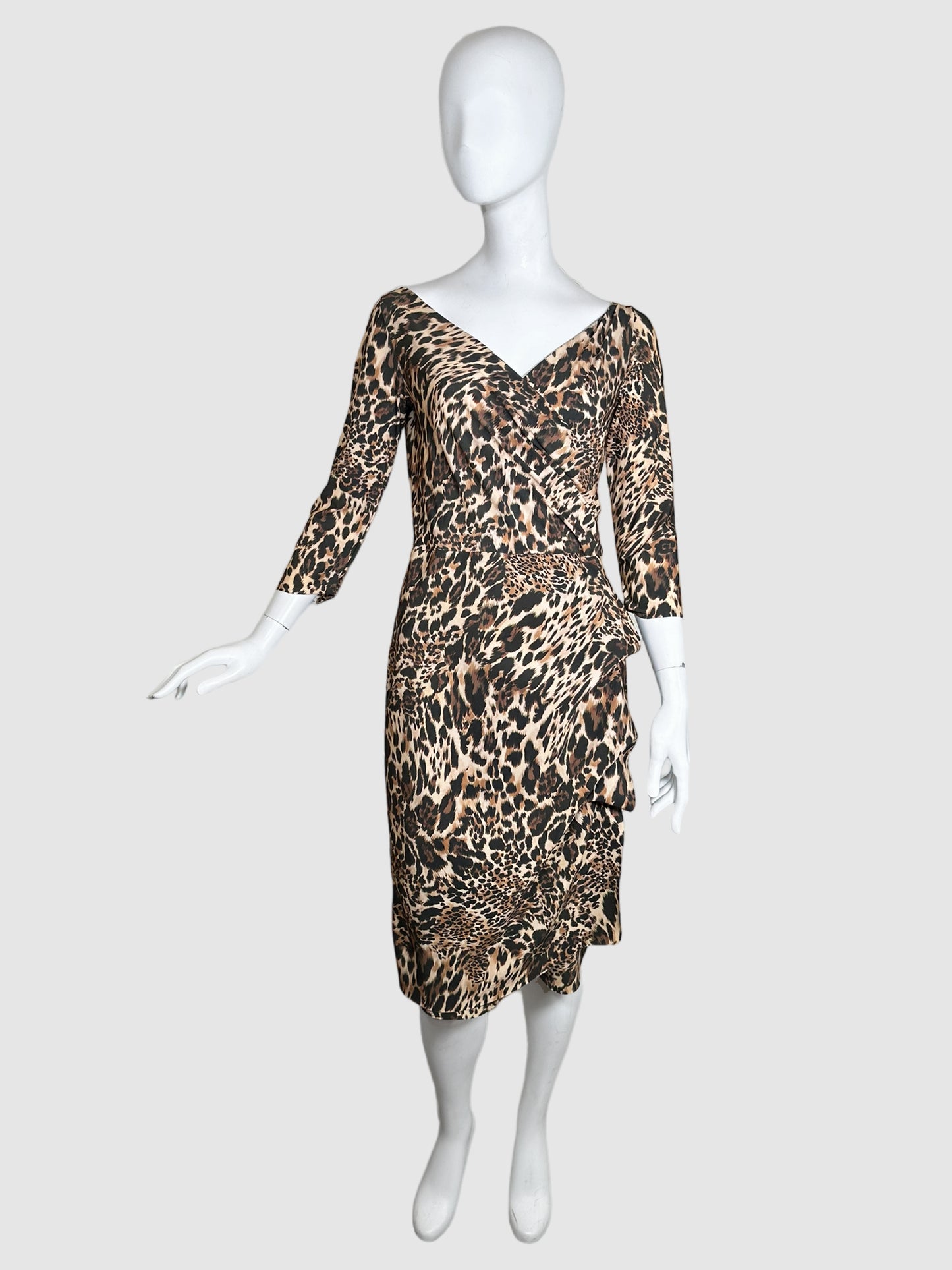 Chiara Boni Animal Print Dress - Size S/M