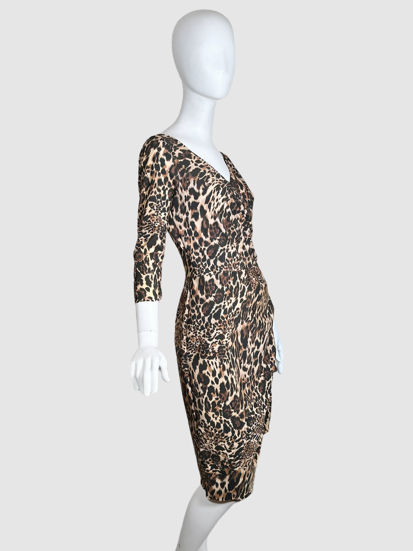 Chiara Boni Animal Print Dress - Size S/M