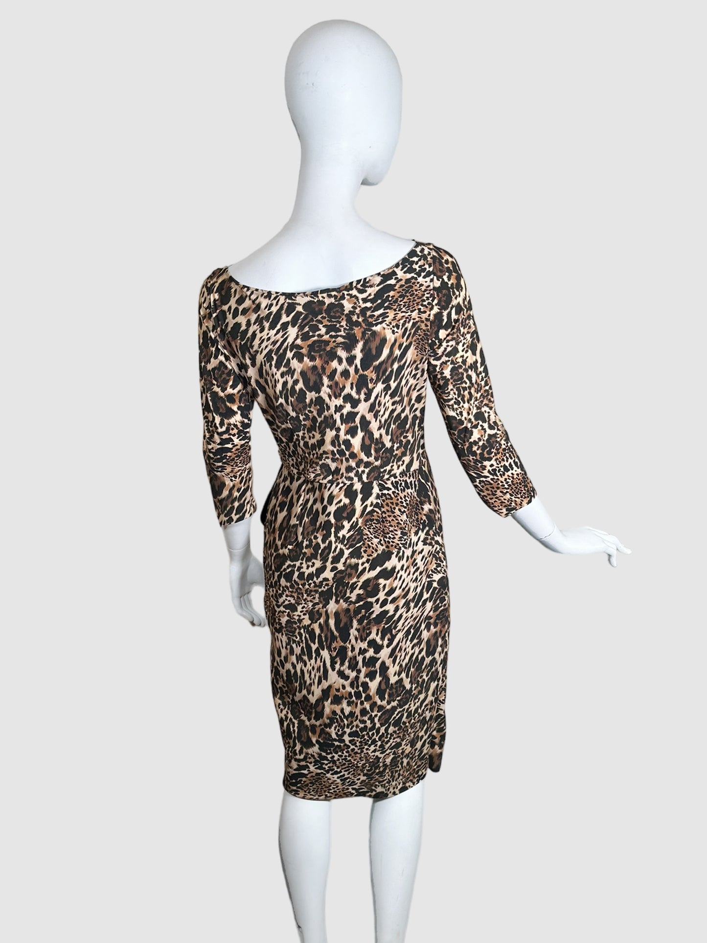 Chiara Boni Animal Print Dress - Size S/M