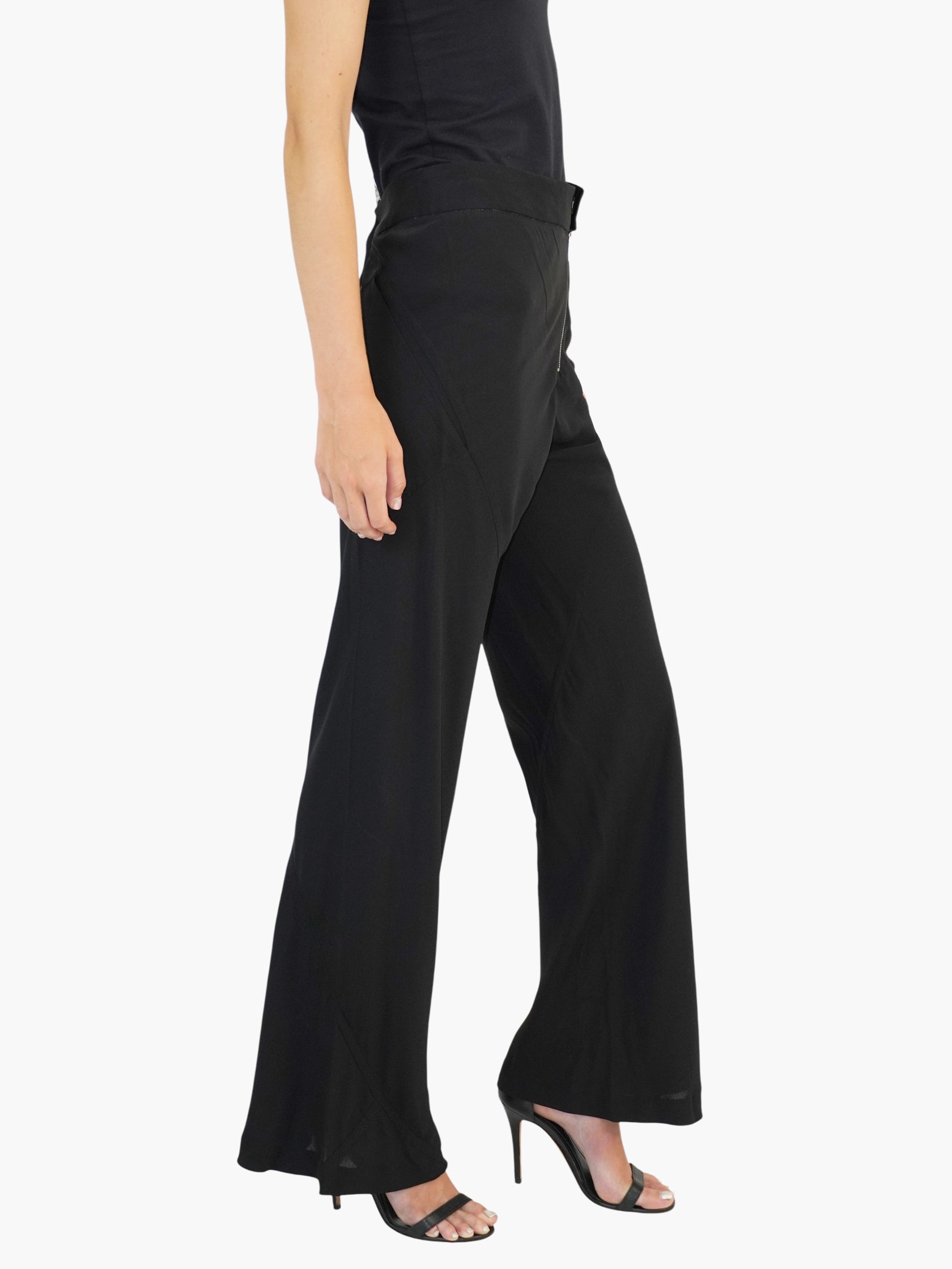 Diagonal Zip Pants