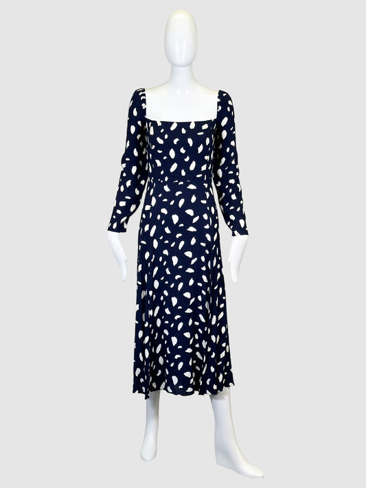 Reformation Polka Dot Dress - Size 10
