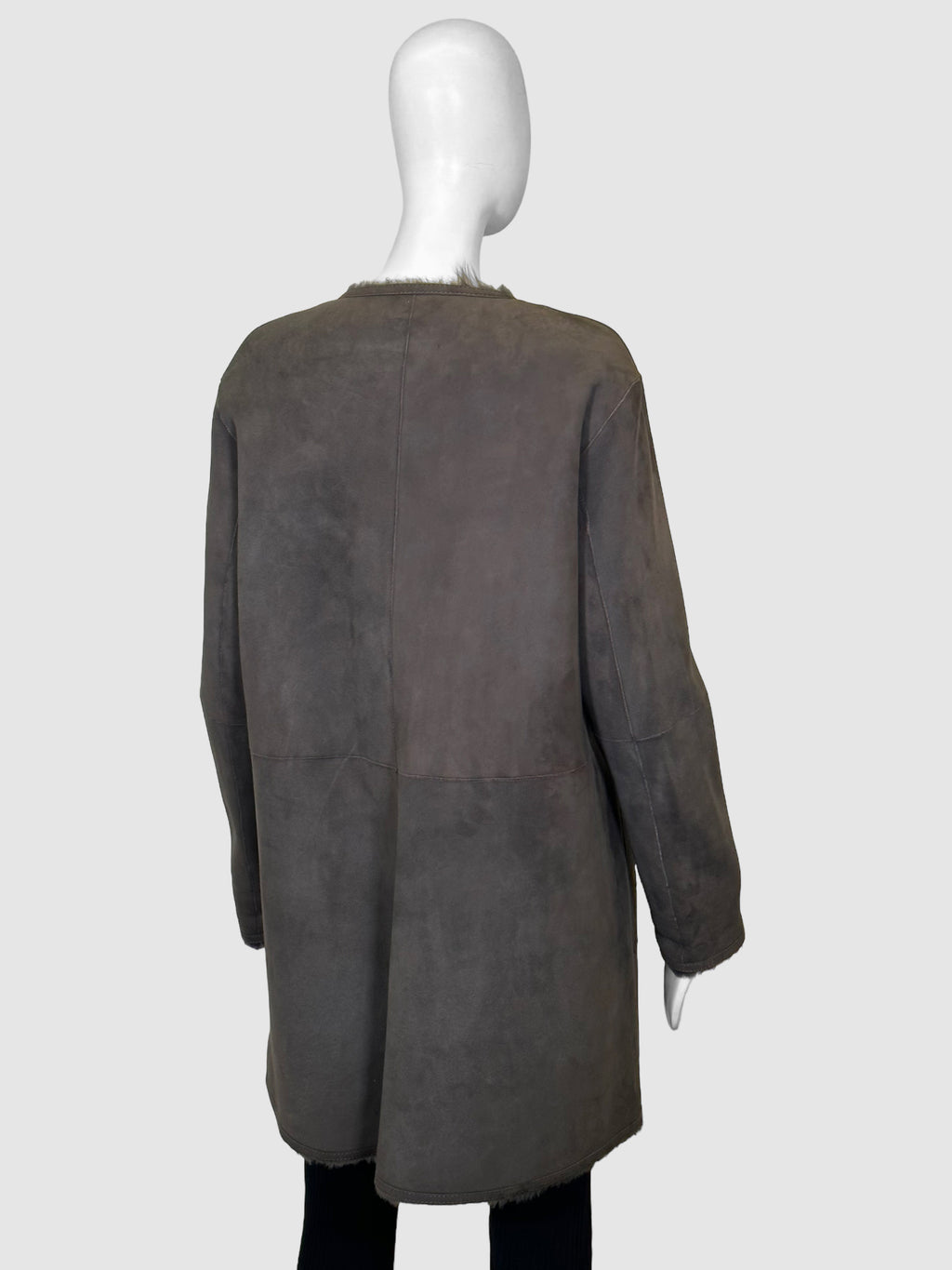 Reversible Shearling Coat - Size 6