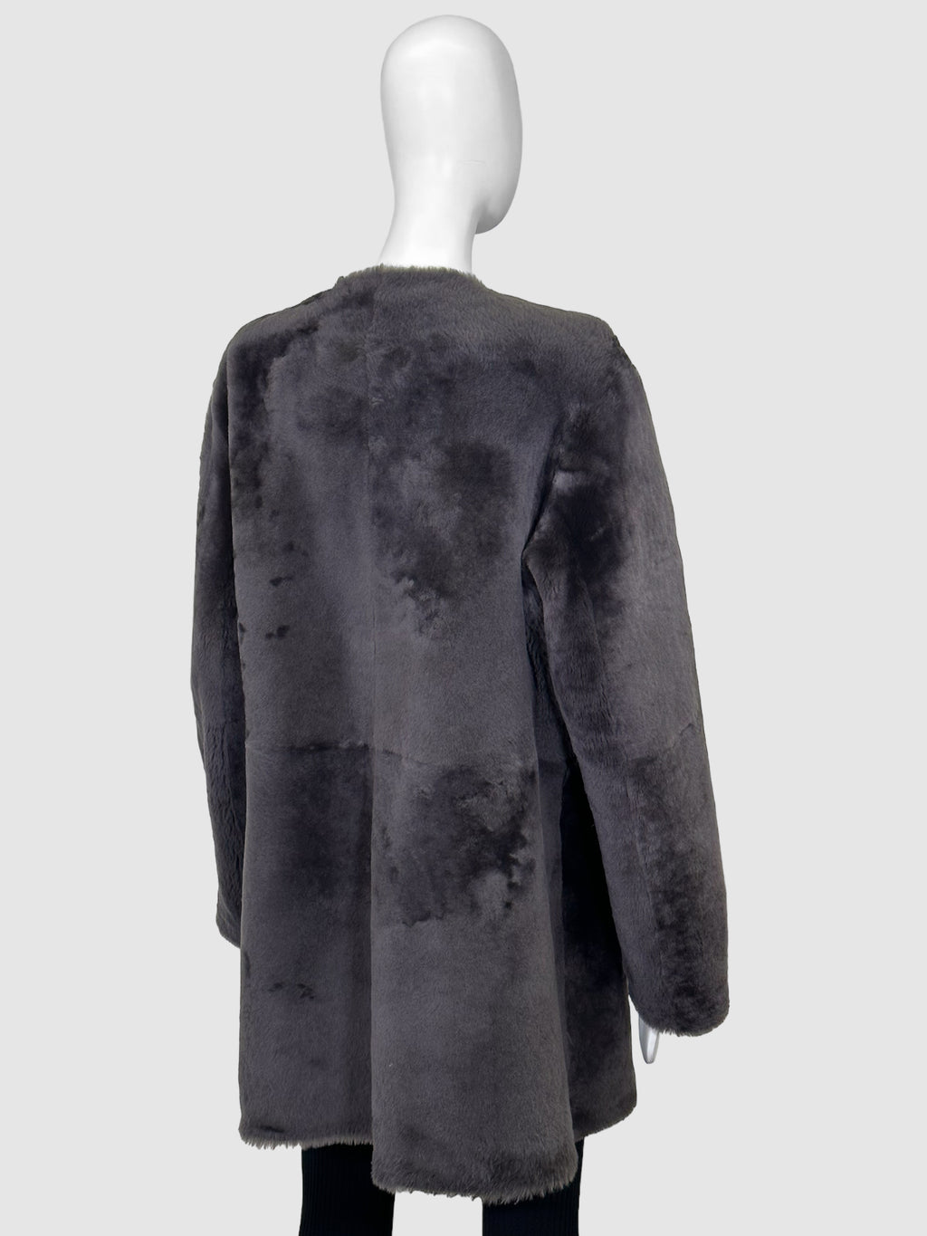 Reversible Shearling Coat - Size 6