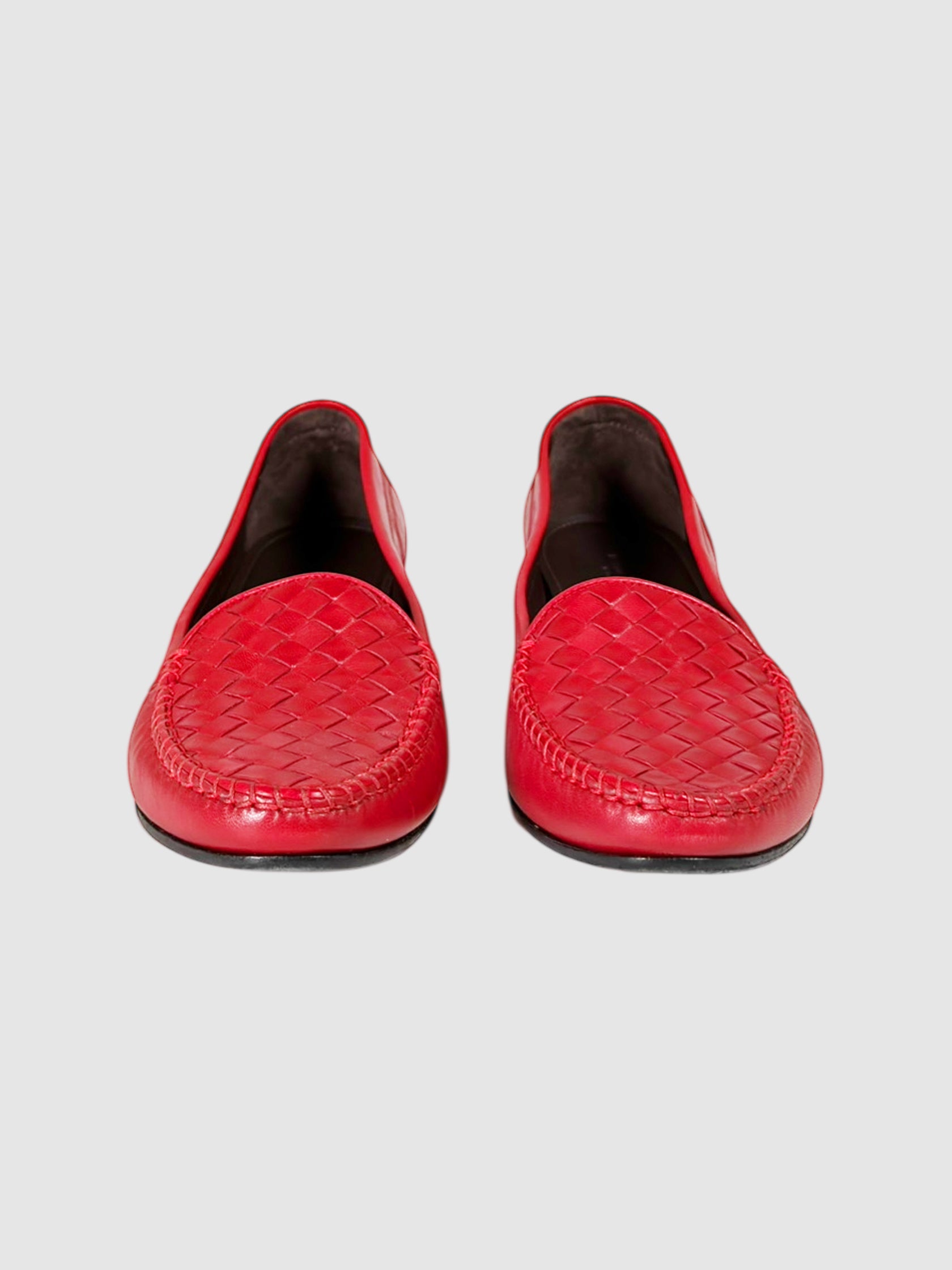 Intrecciato Leather Loafers