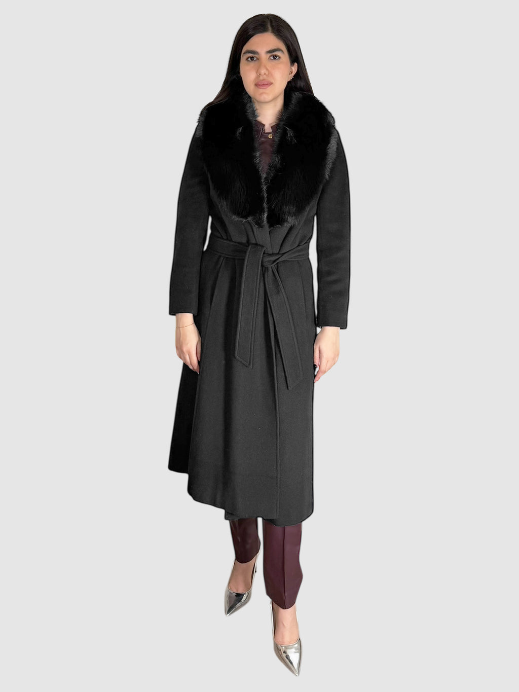 Cashmere Belted Coat