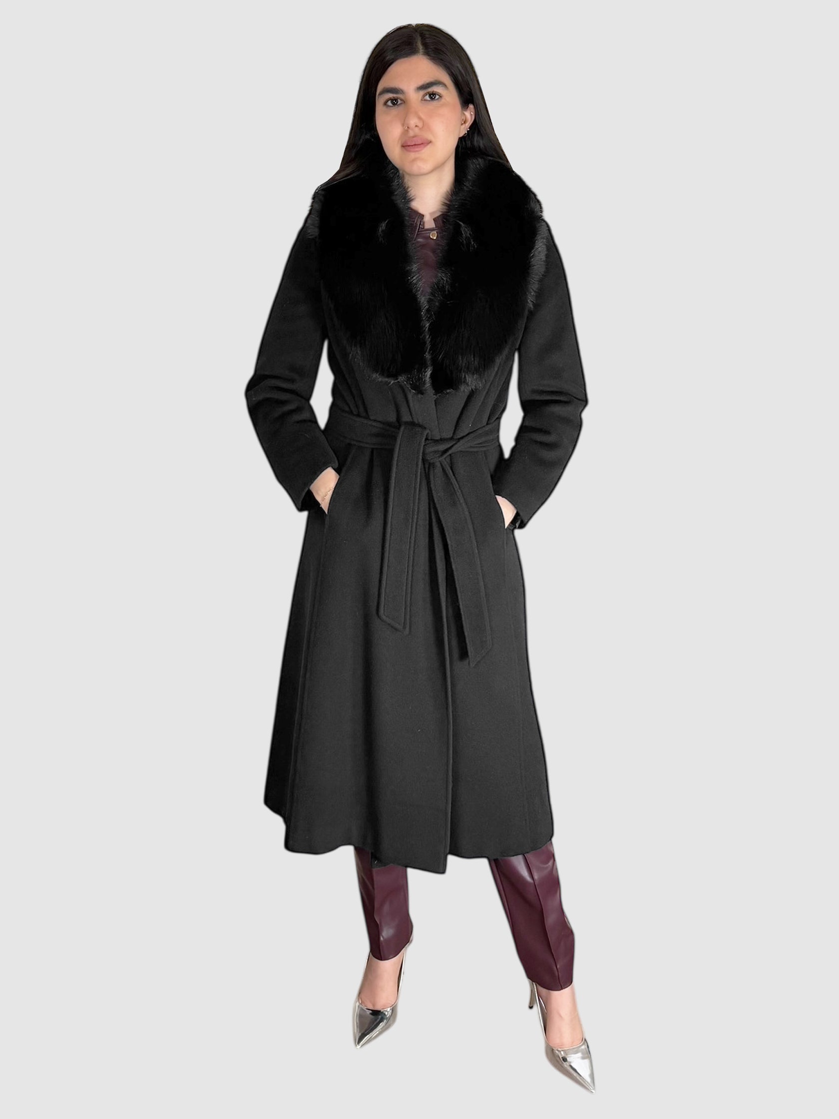 Cashmere Belted Coat