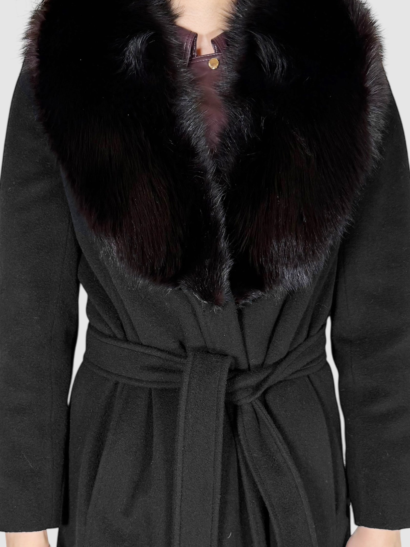 Cashmere Belted Coat