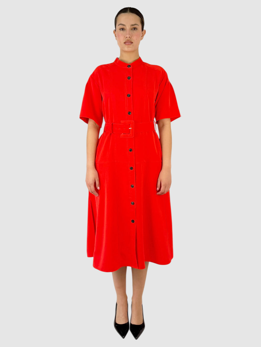 Belted Midi Dress