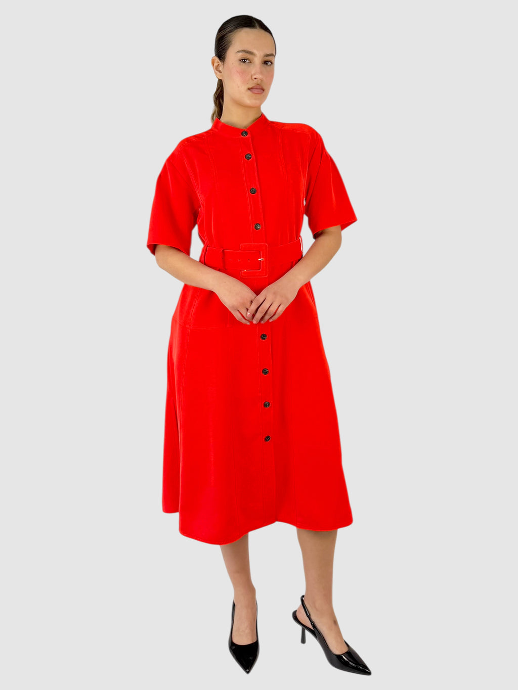 Belted Midi Dress