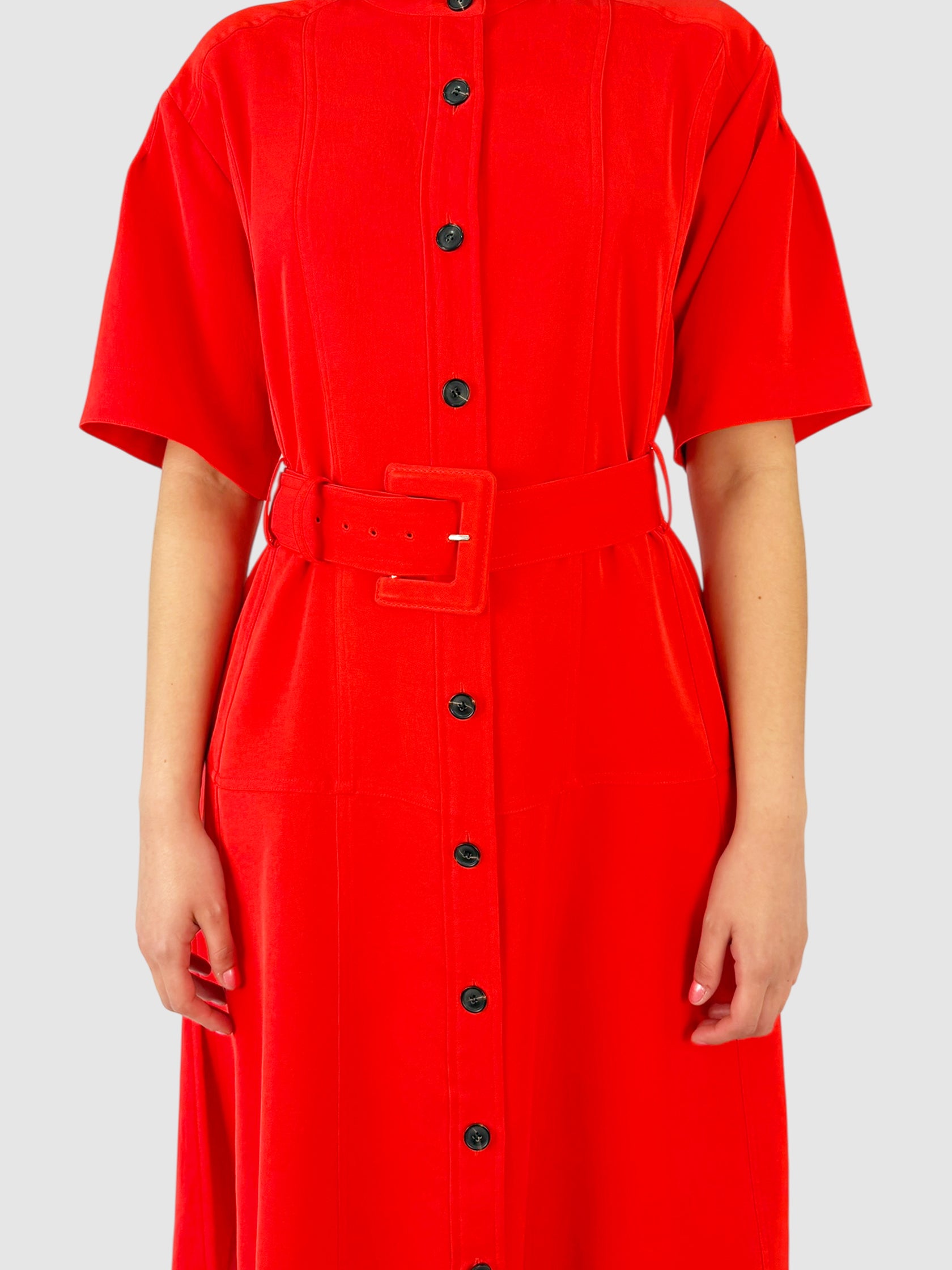 Belted Midi Dress