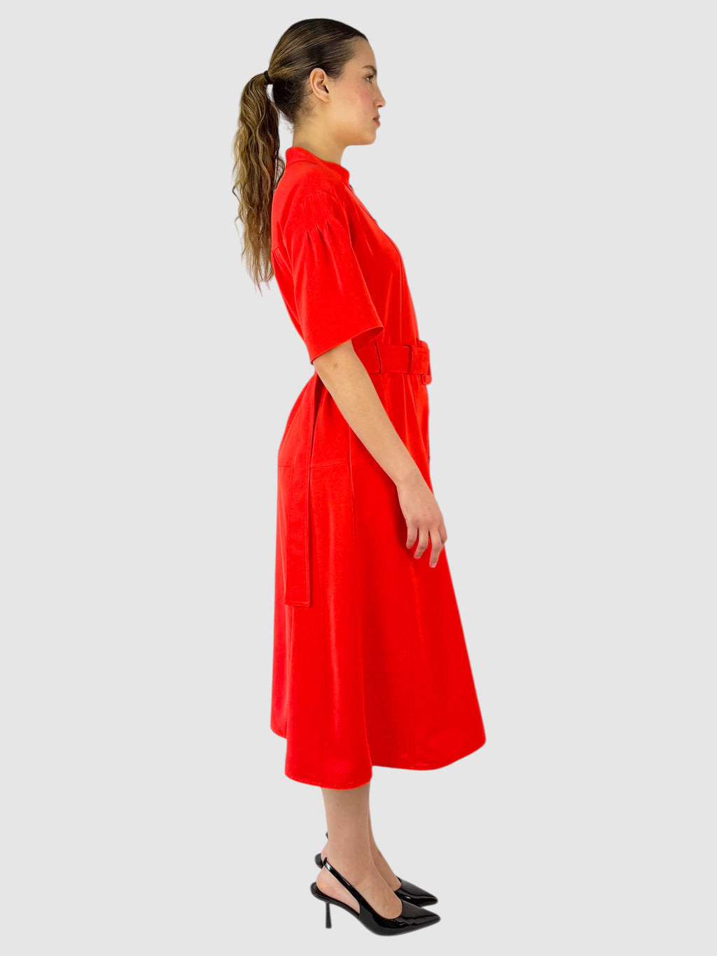 Belted Midi Dress