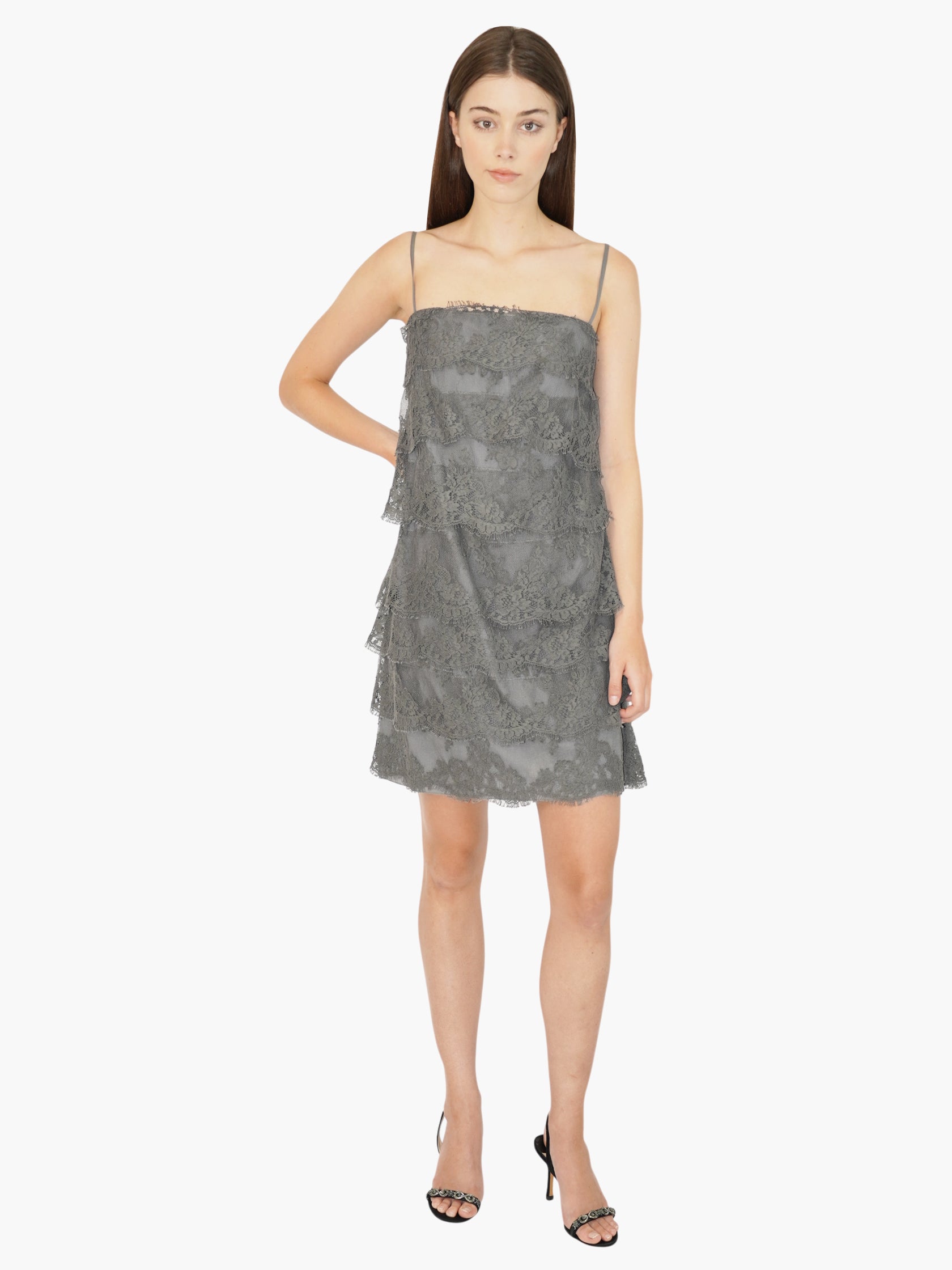 Tiered Lace Dress
