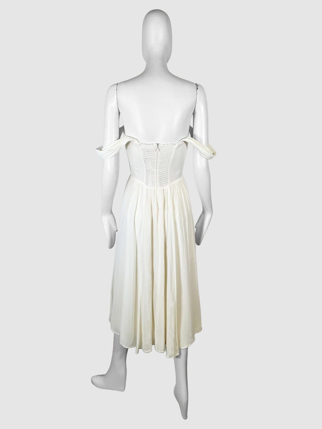 Ruched Off-the-Shoulder 'VIOLET' Dress - Size 2