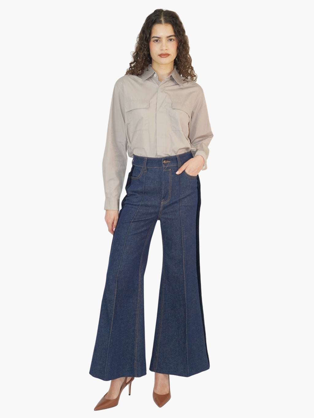 Kaleidoscope Flare Jeans