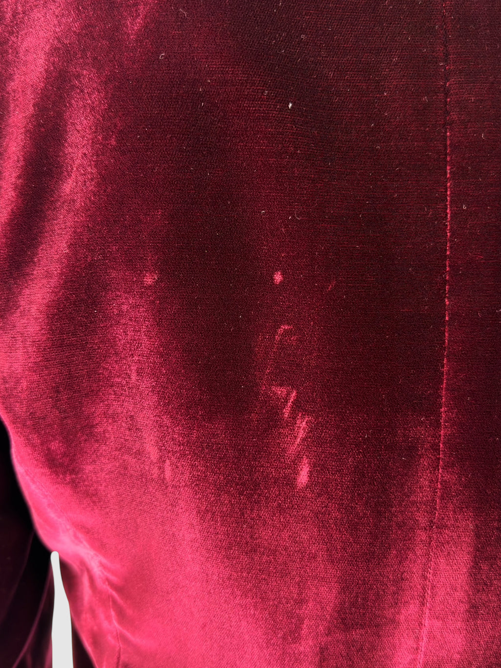 Velvet Single-Breasted Blazer