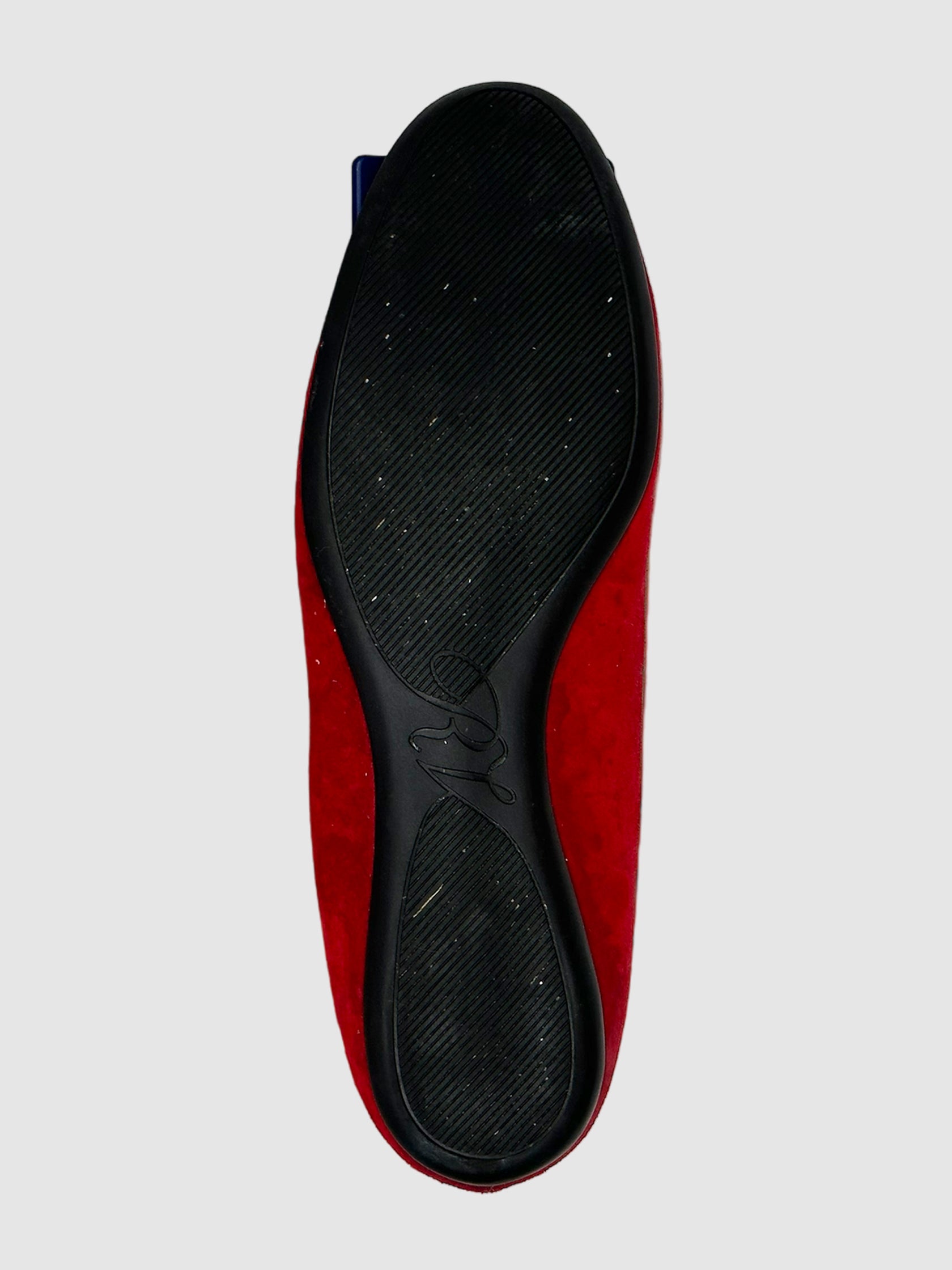 Roger Vivier Suede Flats - Size 39.5
