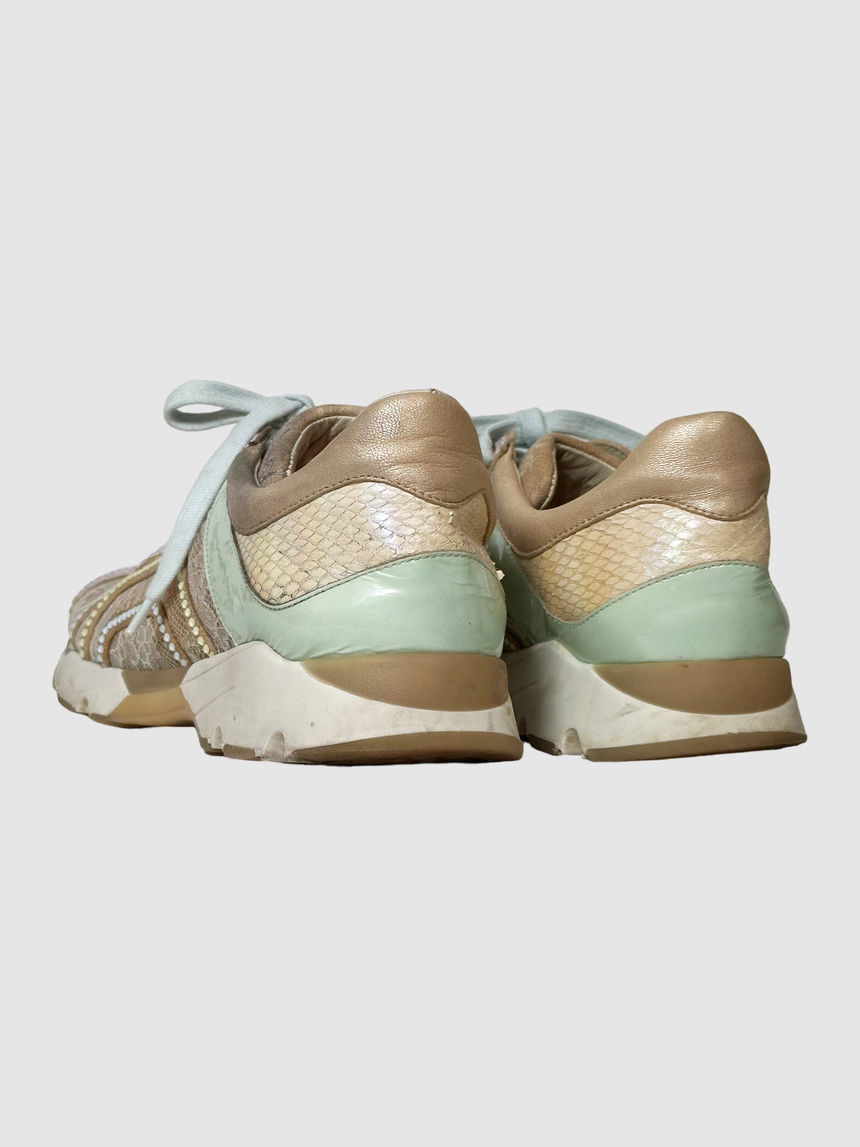 Crystal Embellishments Sneakers - Size 38