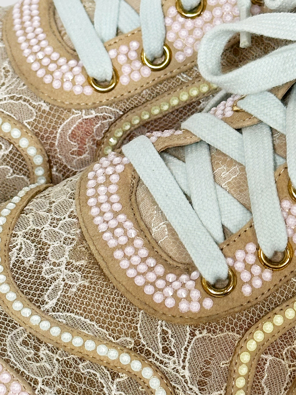 Crystal Embellishments Sneakers - Size 38