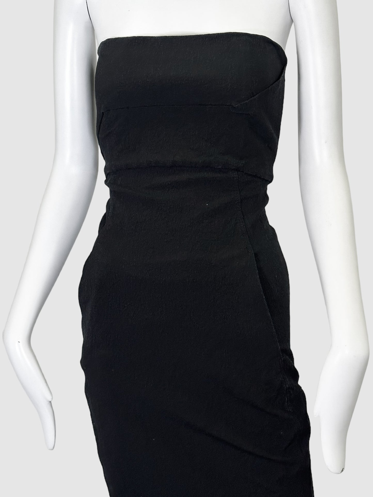 Rick Owens Strapless Textured Dress - Size S(4)