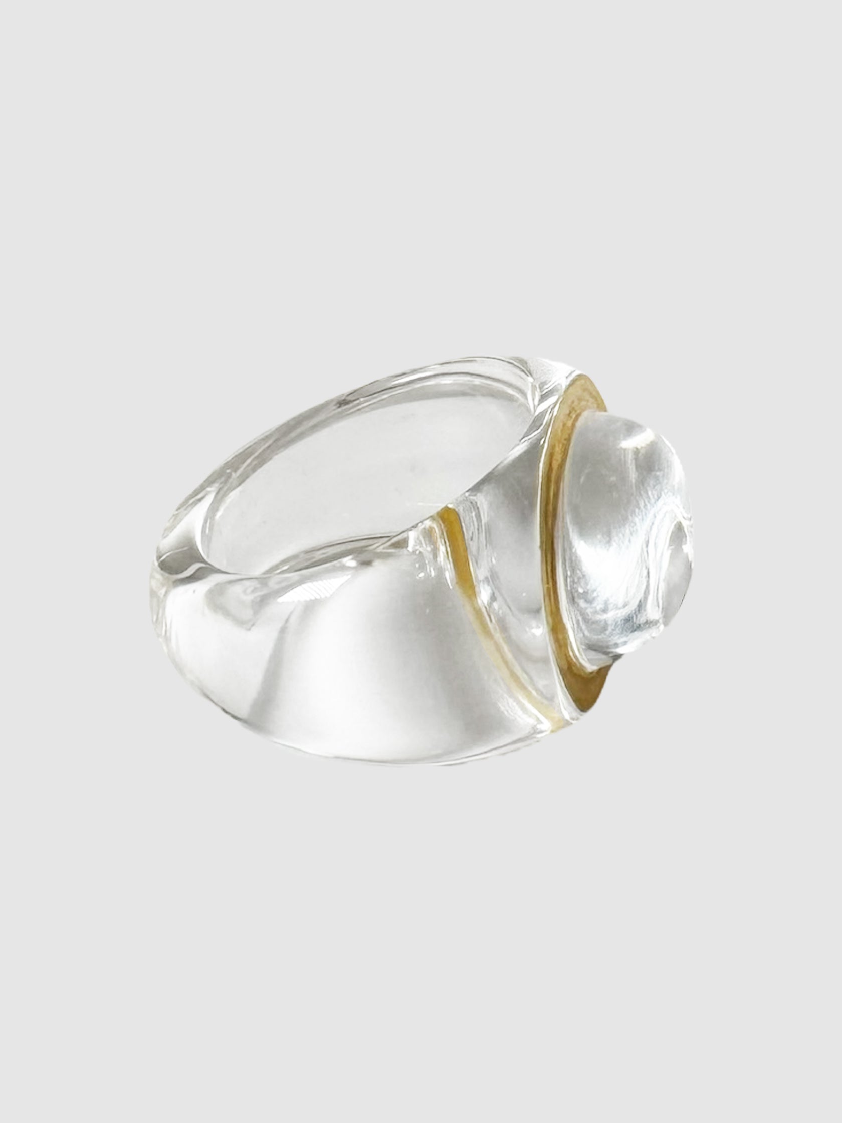 Transparent Crystal Ring