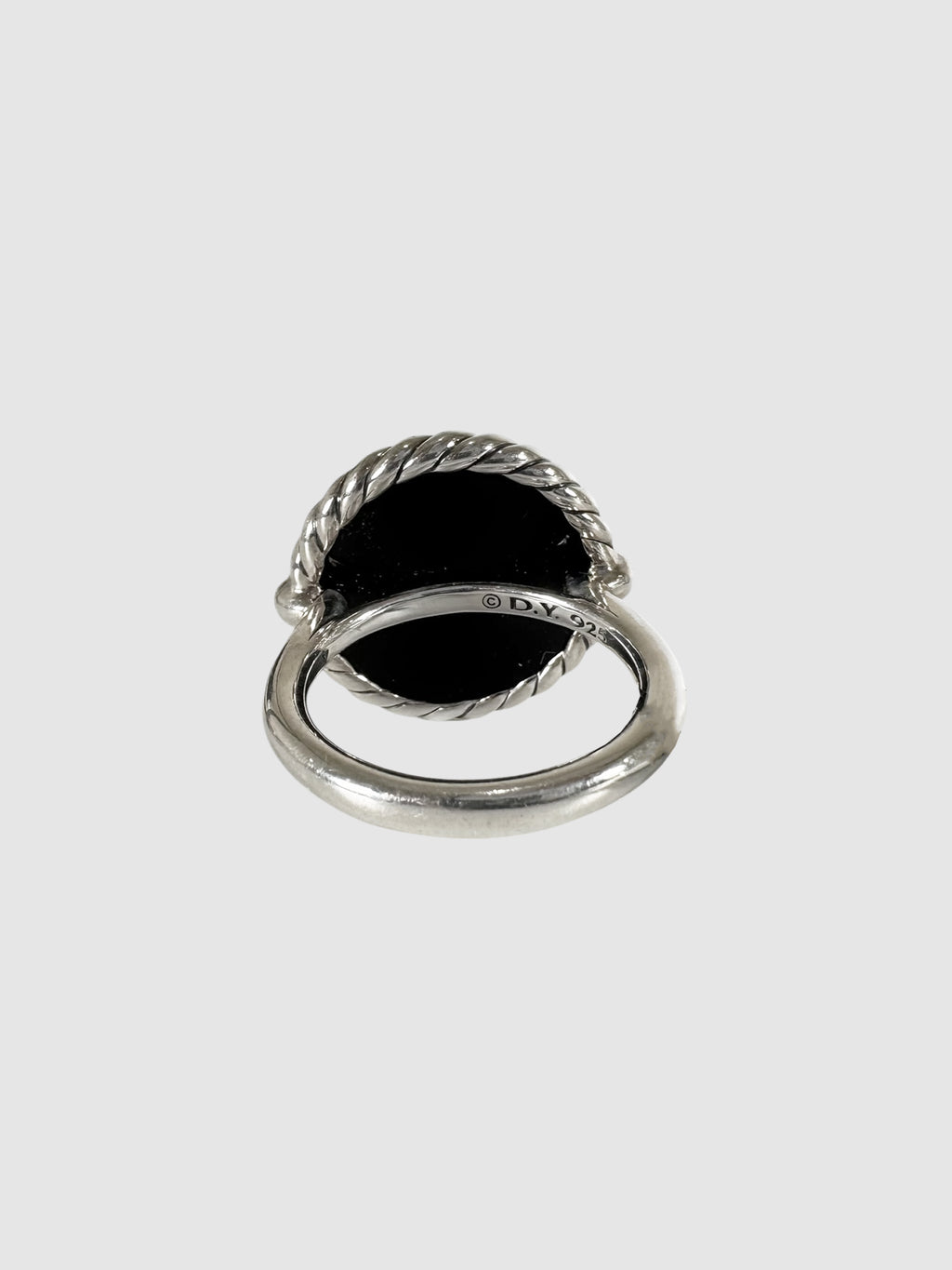 Onyx Pavé Diamond Ring